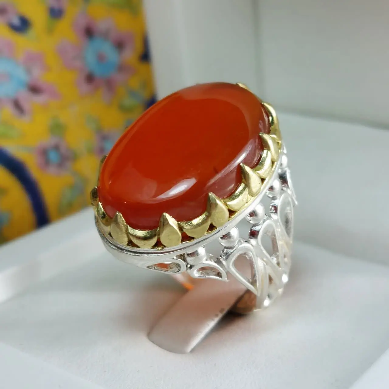 #انگشتر #نقره مردانه درشت 
