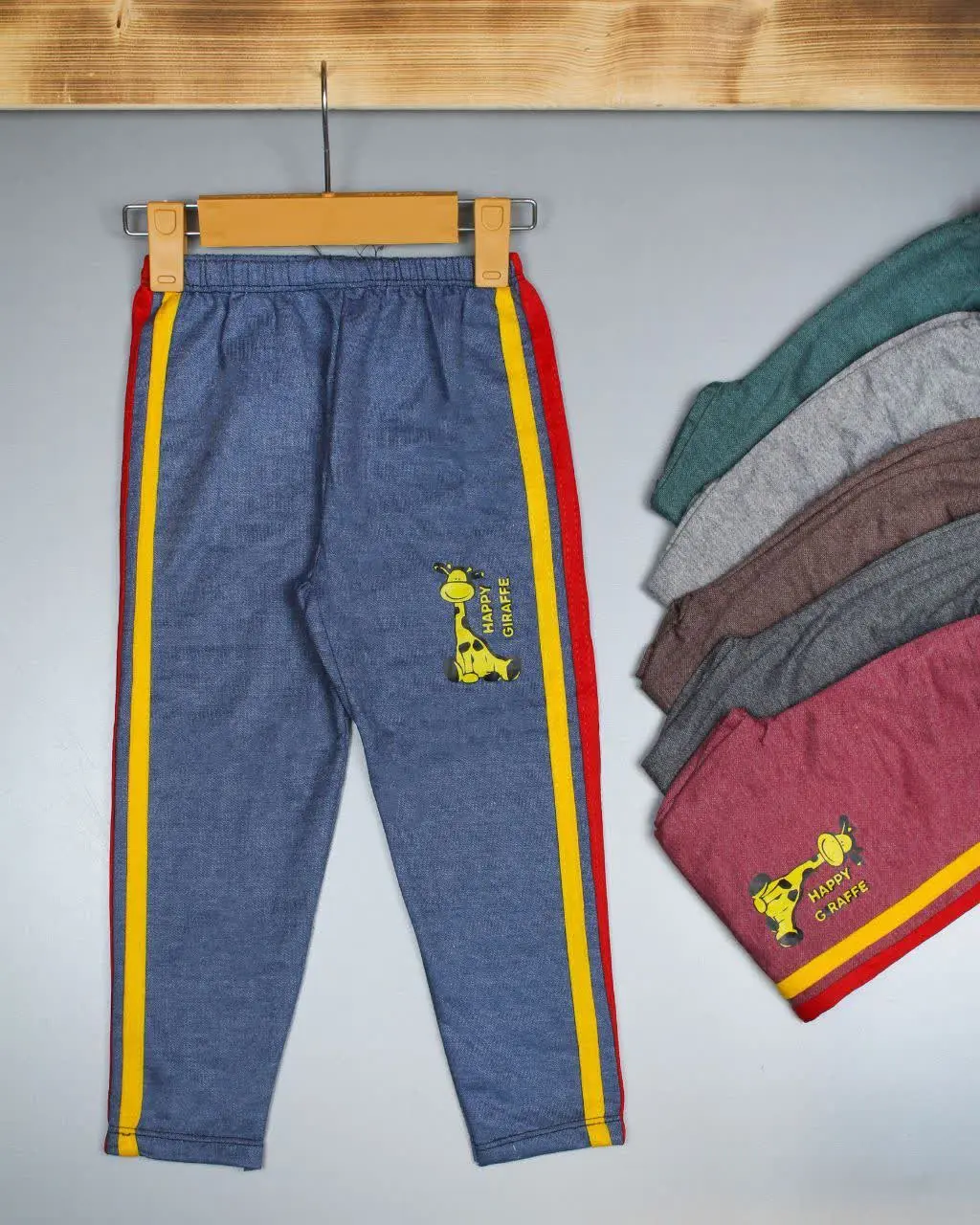 ✅ شلوار رنگی نواردار✅