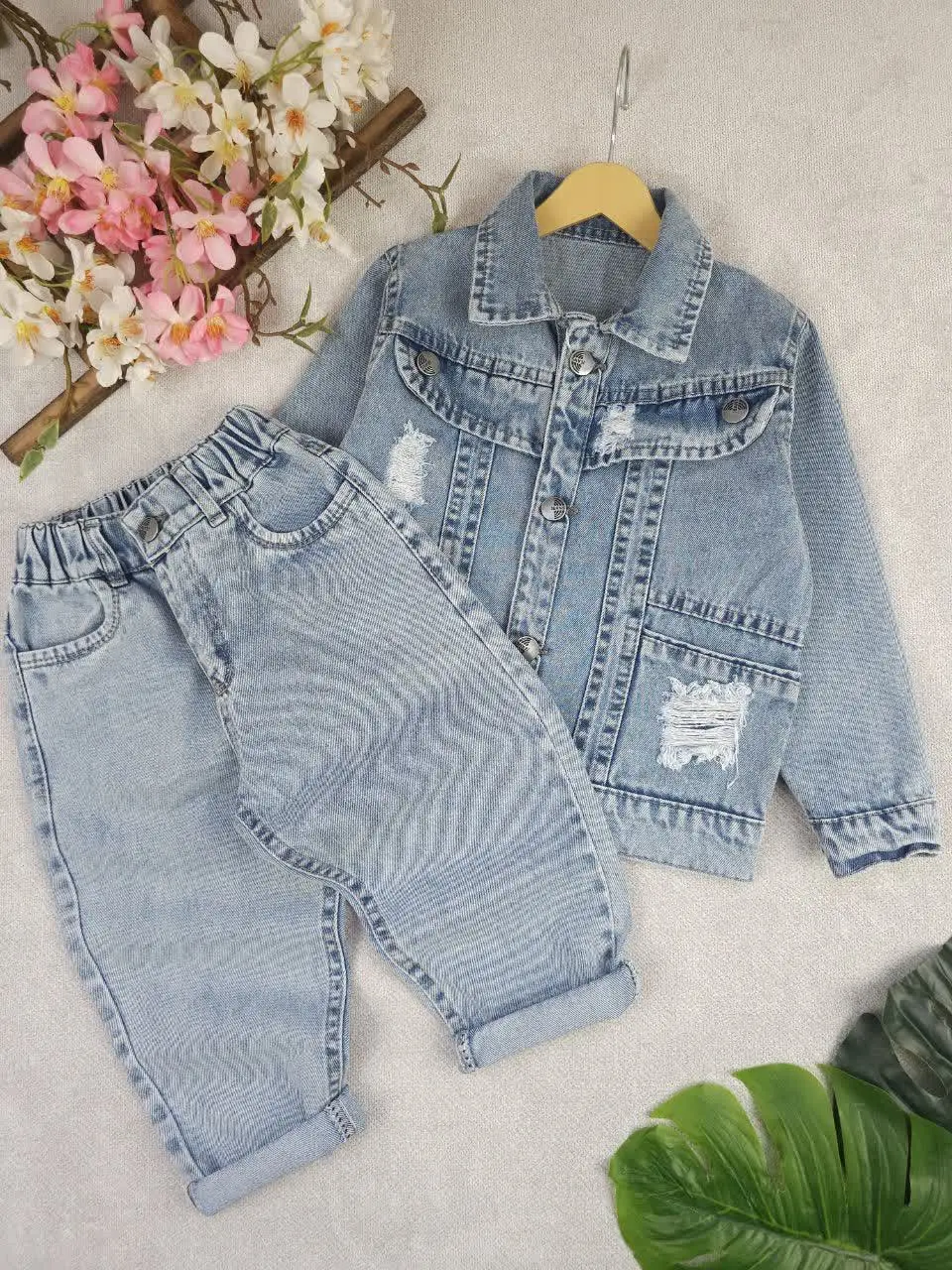 کت شلوار جین اسپرت سورن
