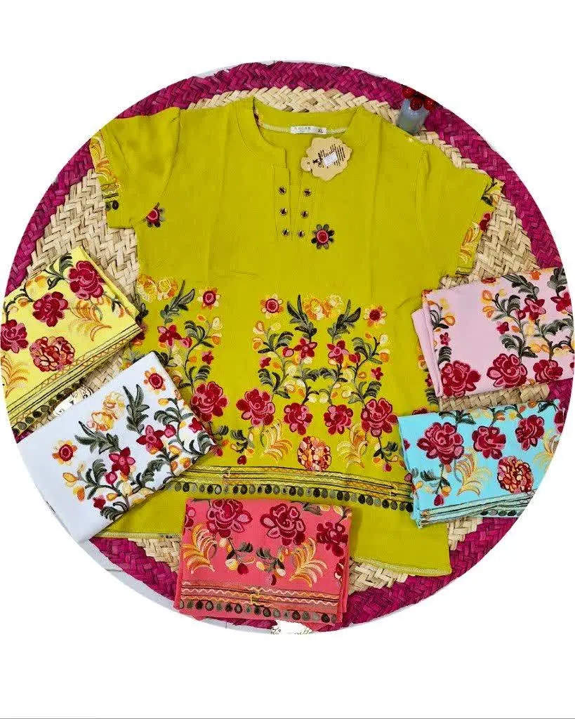 نام: تیشرت گلدوزی جنس کار: ابروبادی خنک
