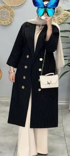 🏷مانتو نازلی دیپلمات. SHس 
