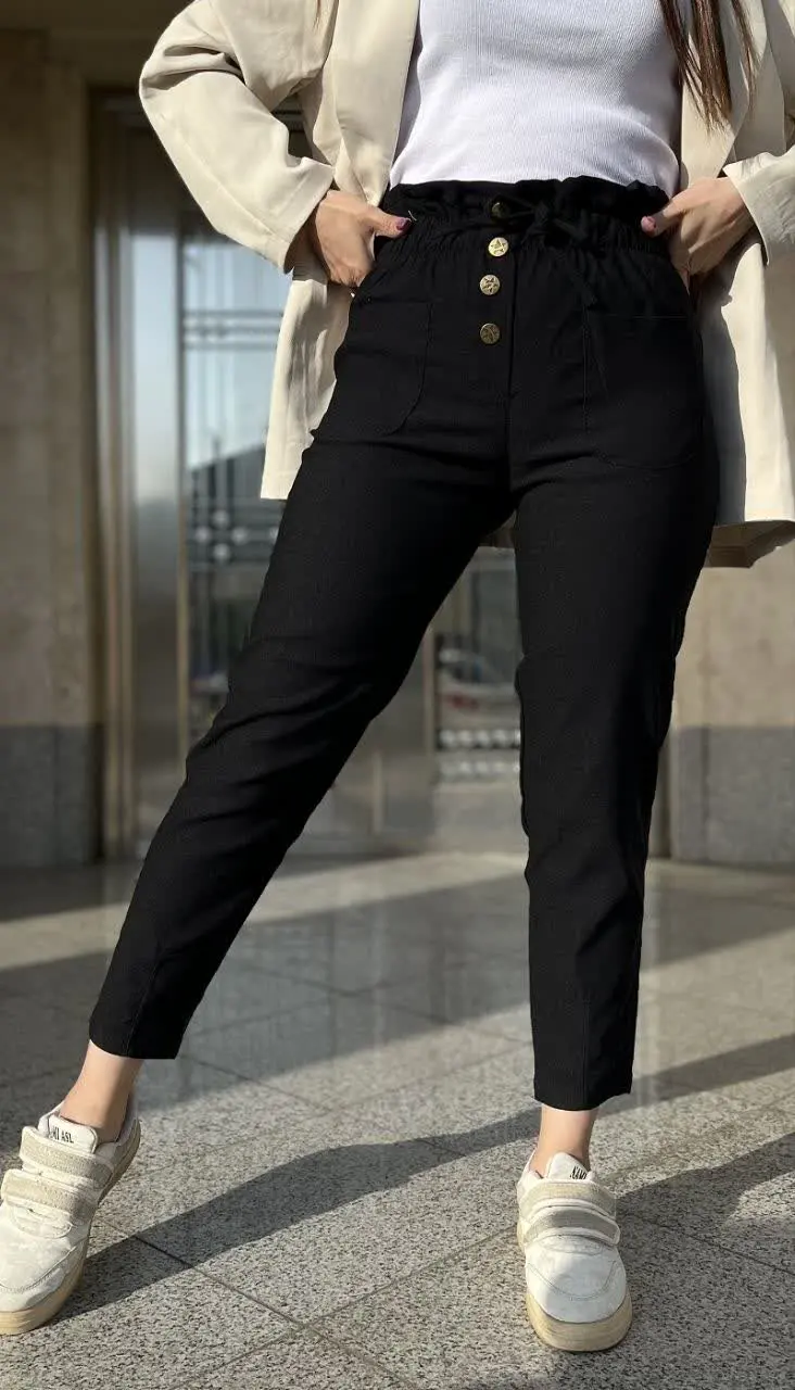 شلوار جین جذب (کمر دکمه)