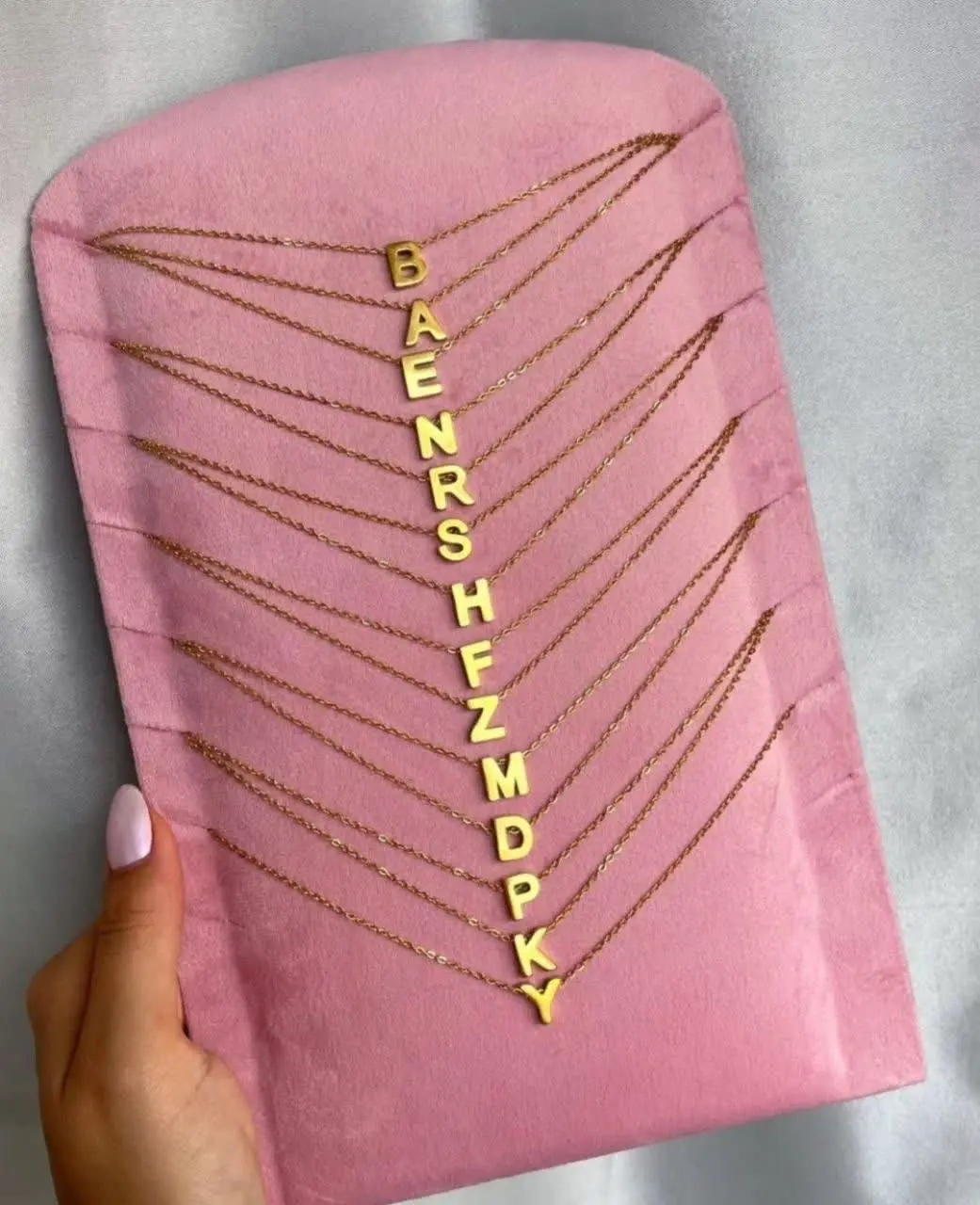 💍گردنبند حروف سه بعدی 🤗