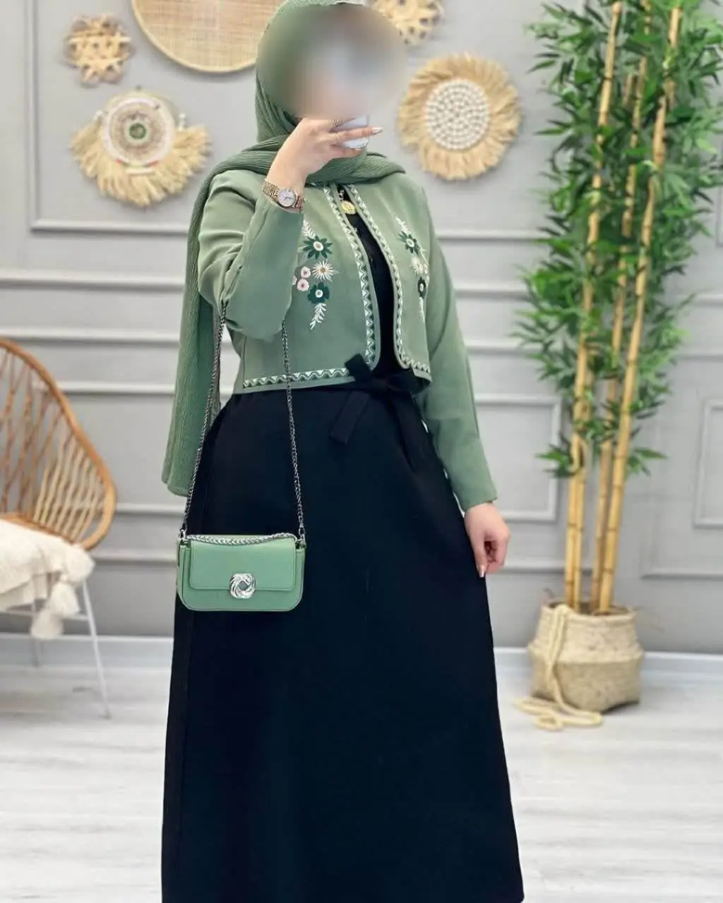 🍃نام: کت و سارافون سوگل ❌ارسال ۲۵روزه❌
