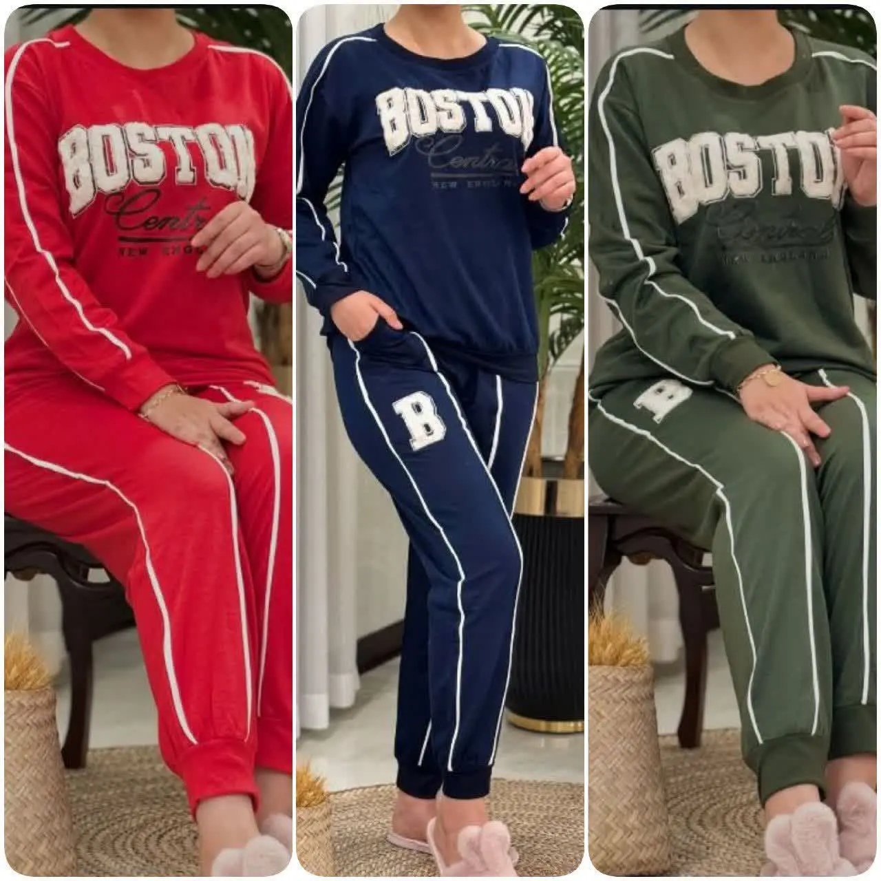 ❤️نام: بلوز و شلوار پاییزه مدل BOSTON 
