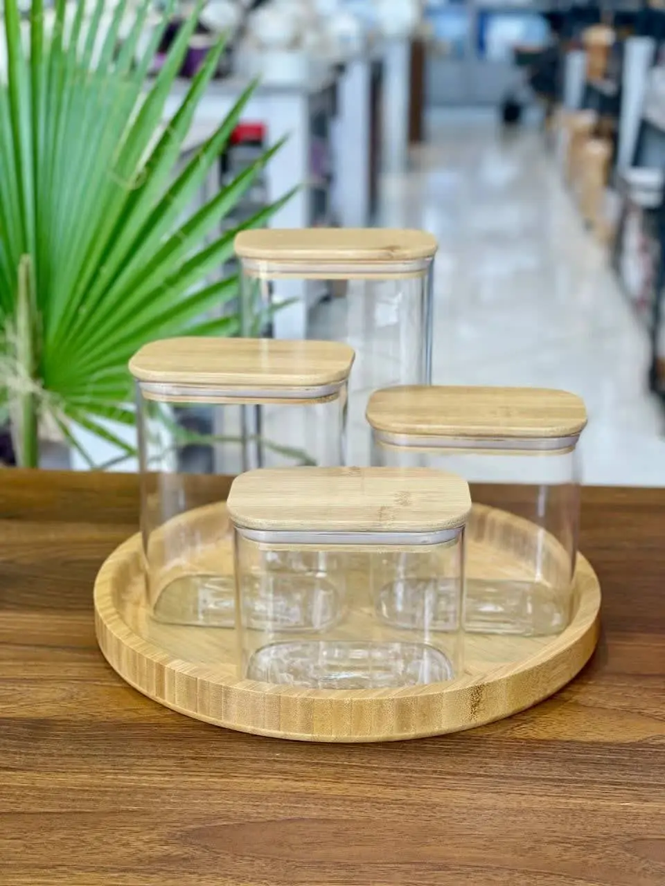 جاحبوباتی پیرکس درب بامبو 
