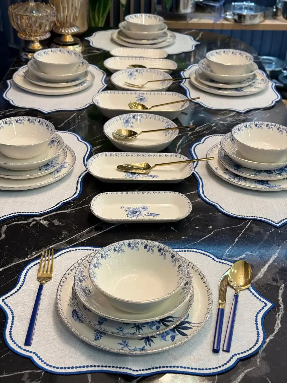 سرویس غذا خوری ۳۱ پارچه mavi kuş
