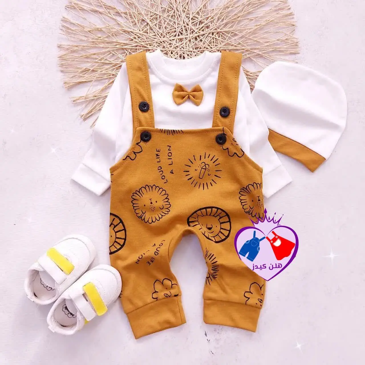 سه تیکه پیشبندی شیرنقاشی🦁
