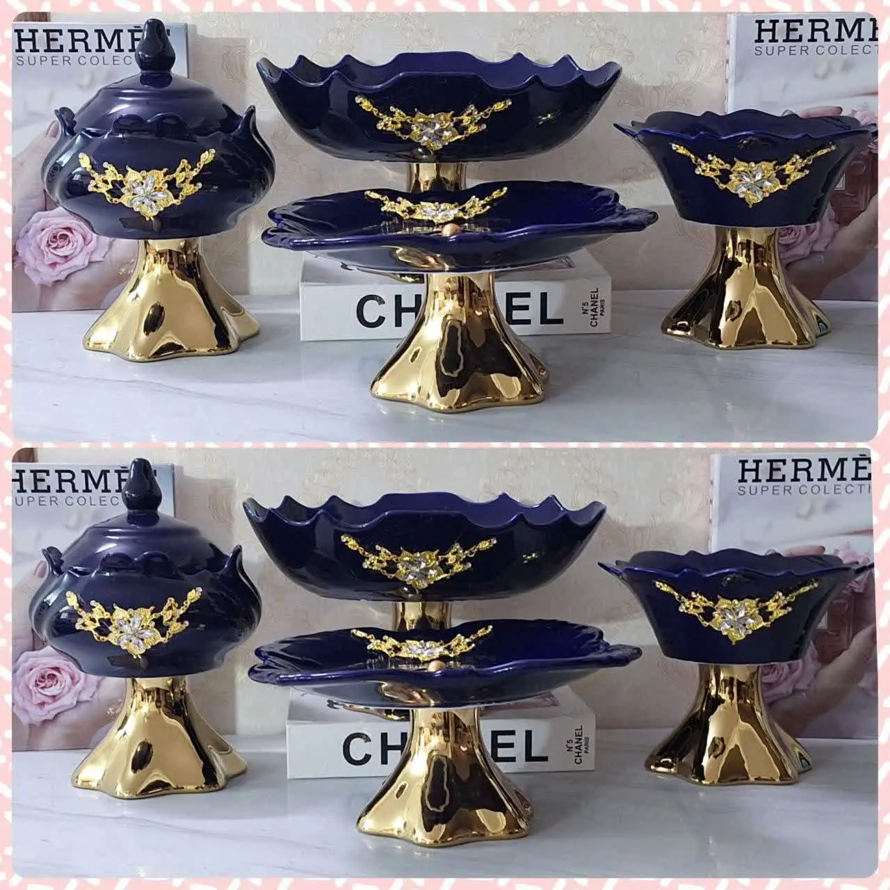 💐سرویس چهار تکه سورمه ای