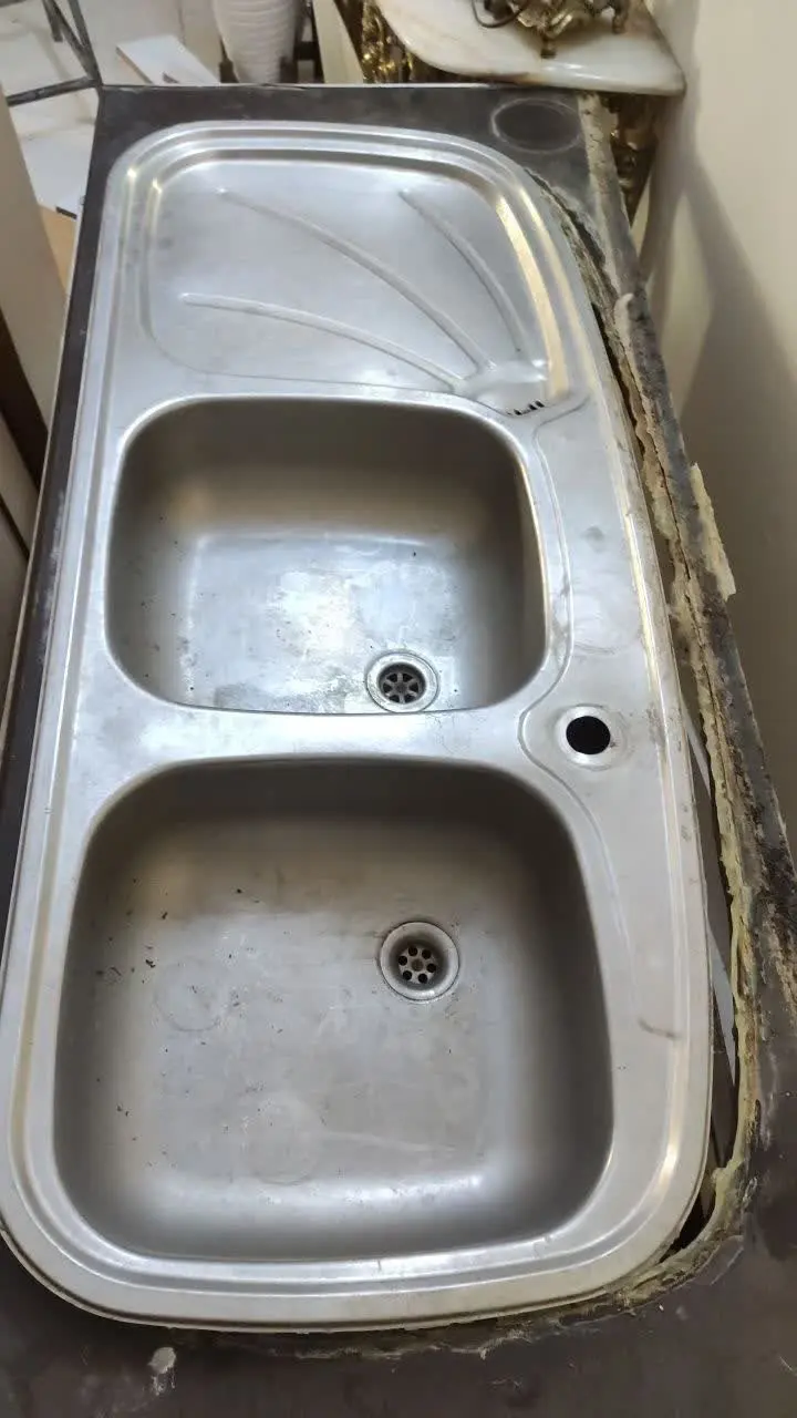 سینک دوقلو ورق ضخیم مارک اخ...