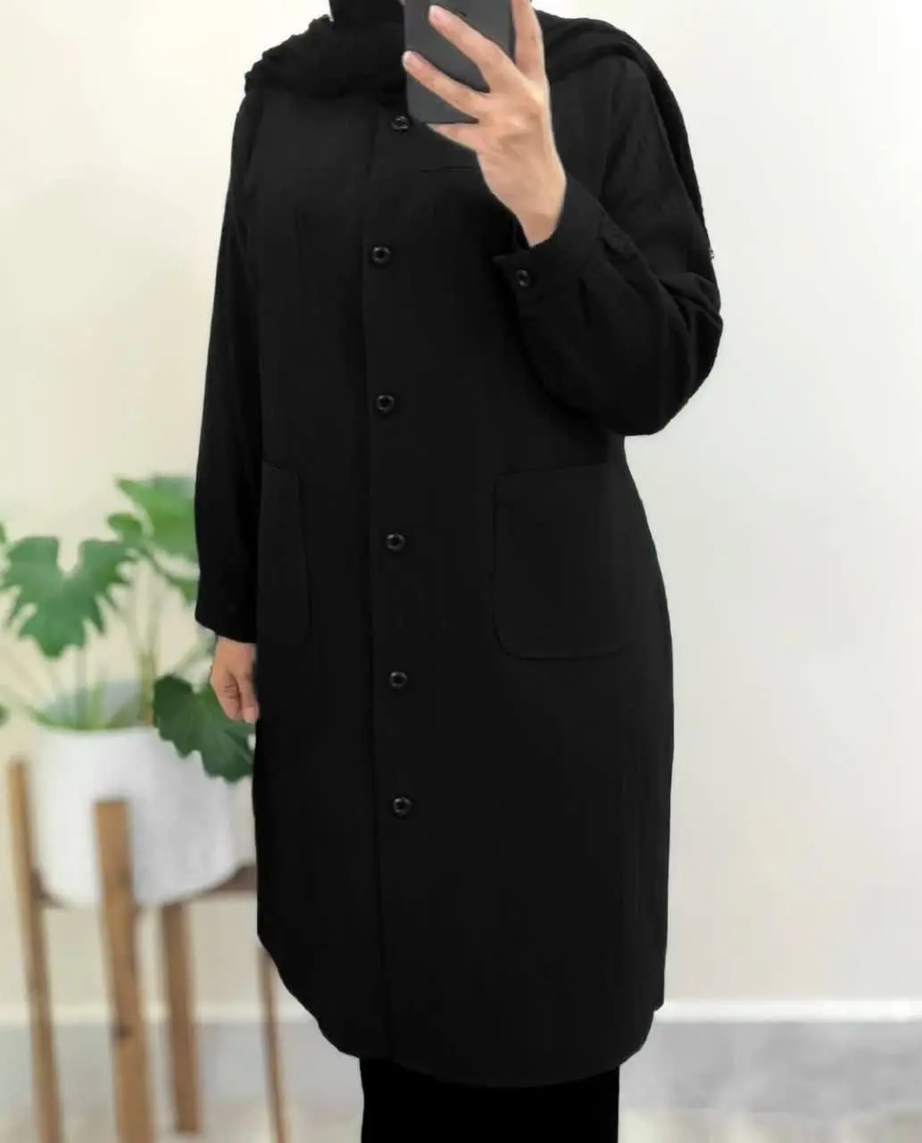 🌸 یه #مانتو بلند و قواره دار
