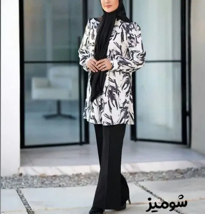 شومیز سفید مهربان
