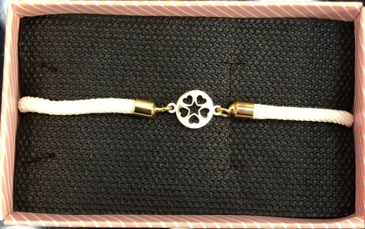 دستبند کنفی مدل دایره قلبها 💞🧸
