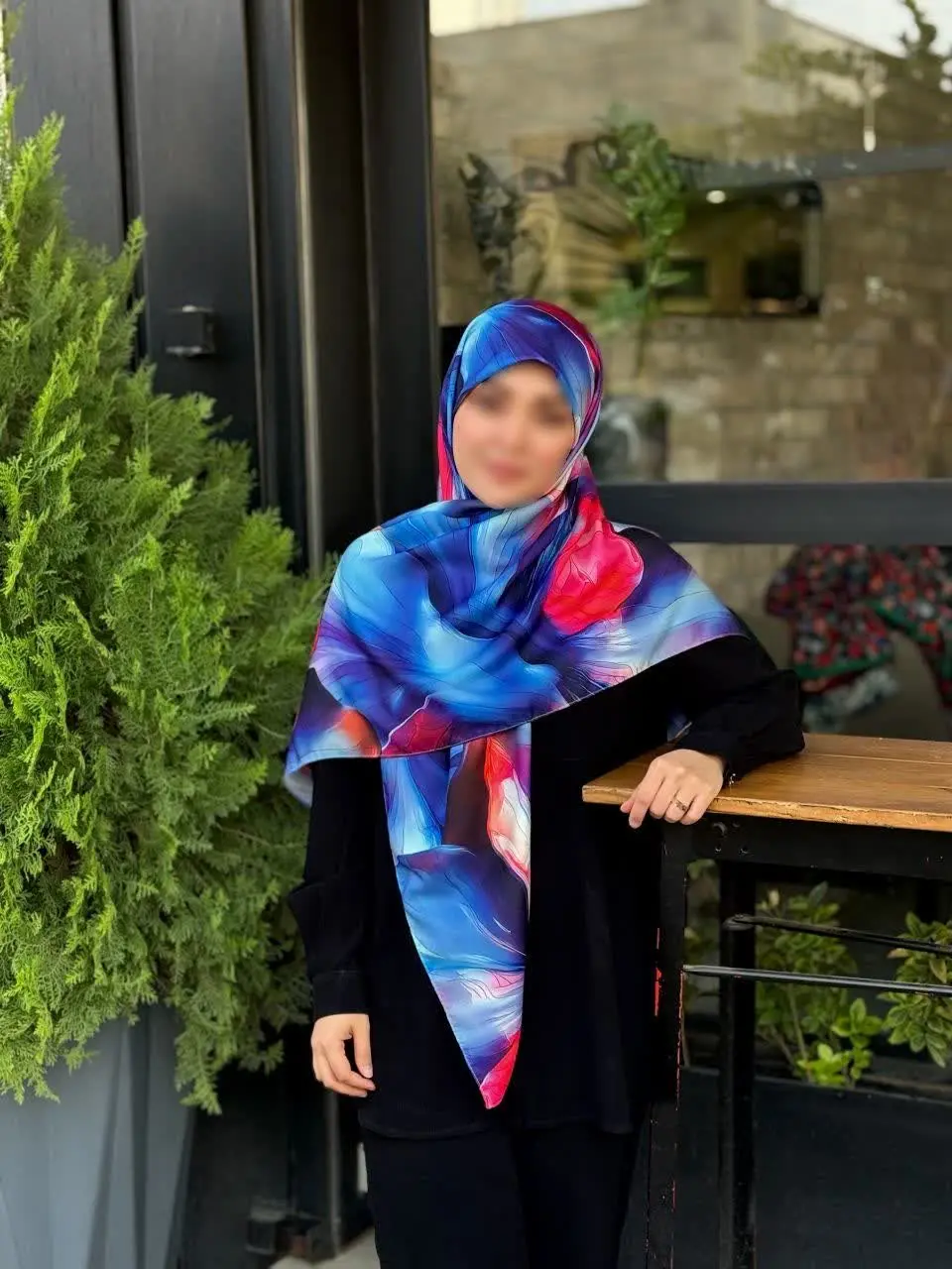 ☘ روسری از جنس نخ کاستوم