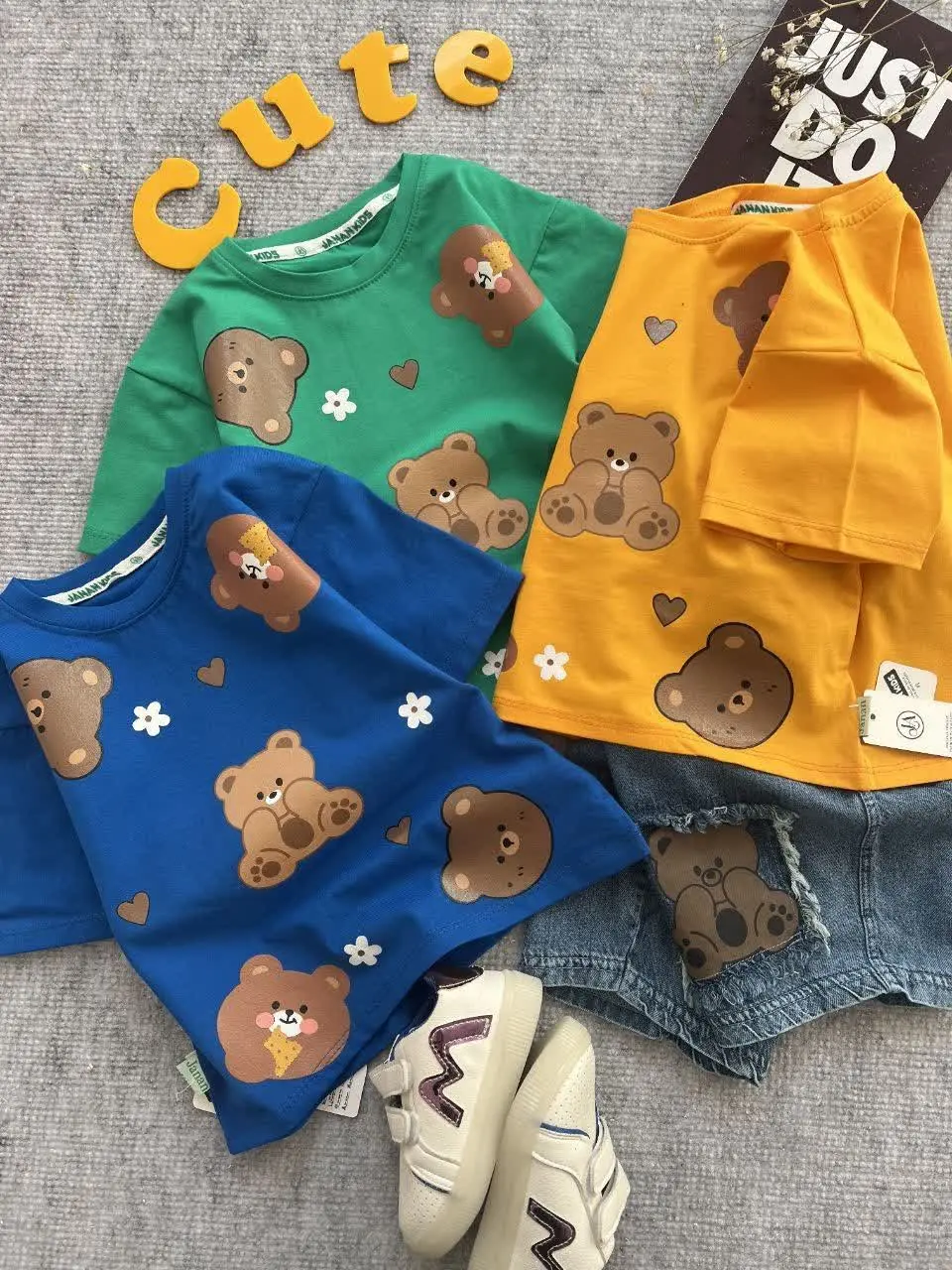 👚 نام: ست دخترانه خرسی بابونه