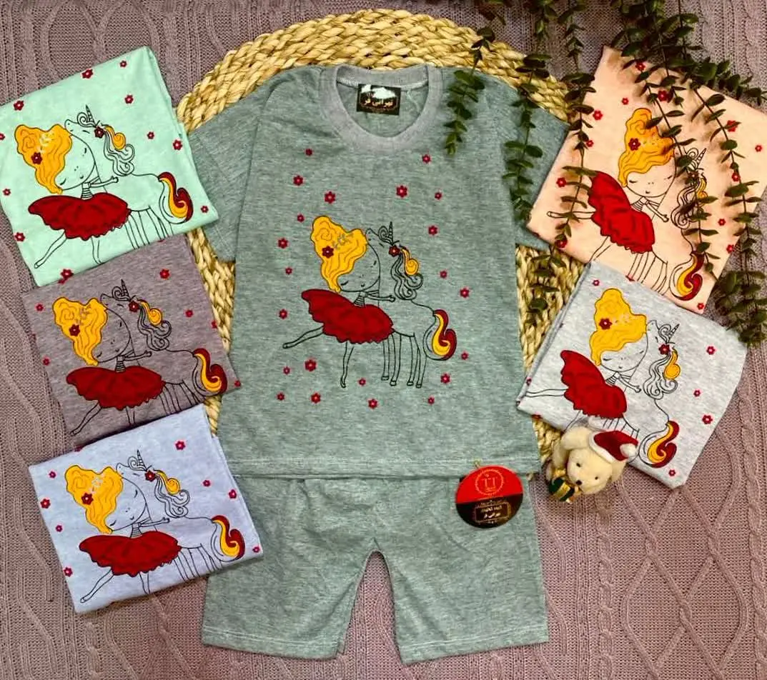 🍓 تیشرت شورت 🌸 دخترانه 😍
