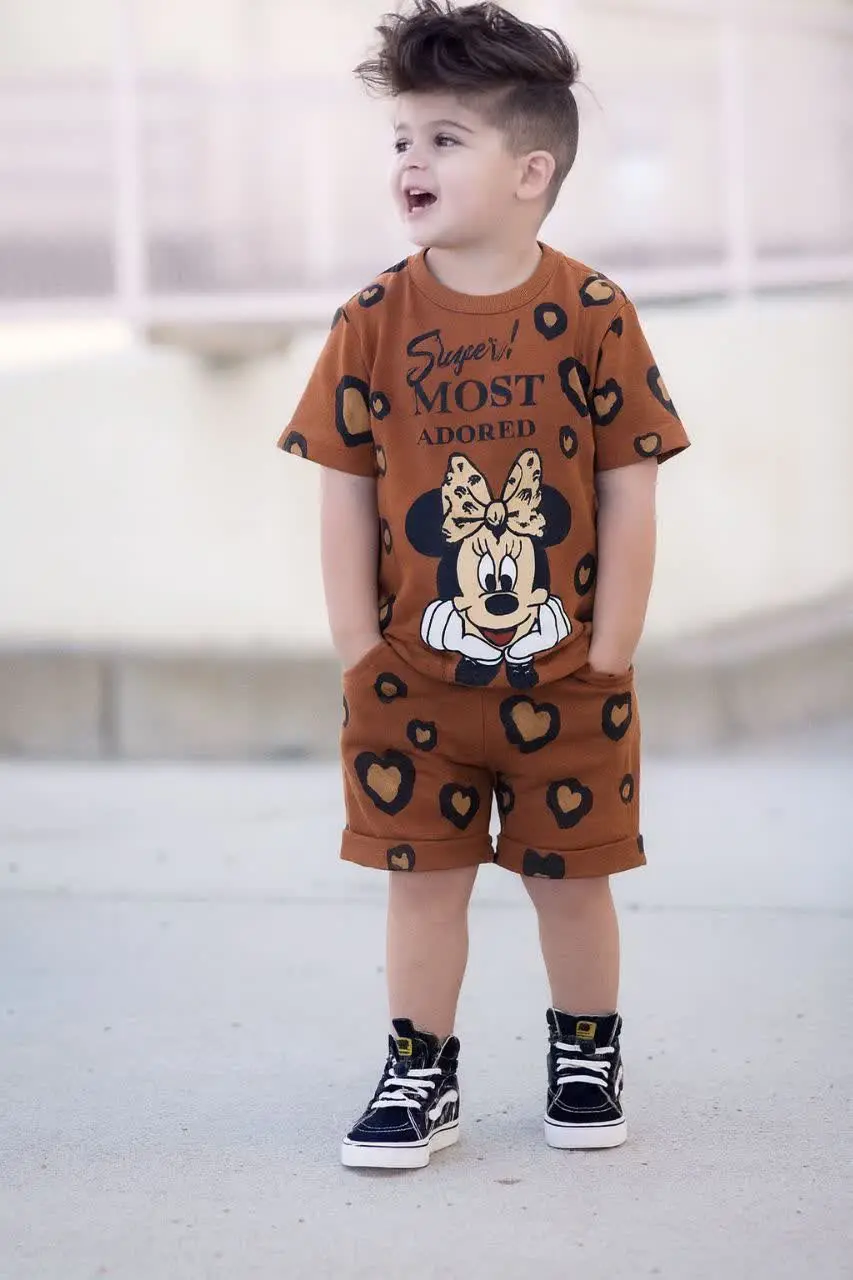 🍀نام: ست بلوز شلوارک مینی موس