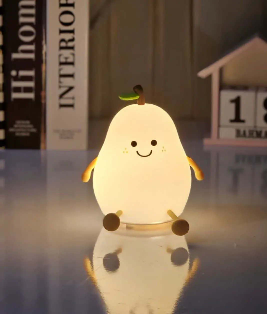 چراغ خواب سیلیکونی گلابی🍐💡
