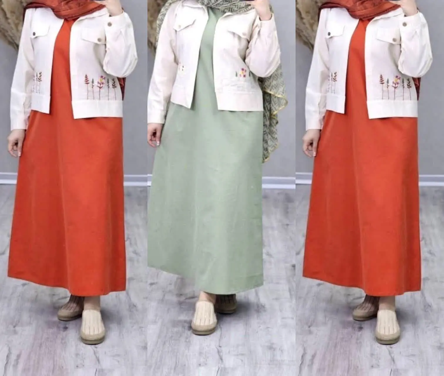 👚نام: کت سارافون گلدوزی شده رعنا
