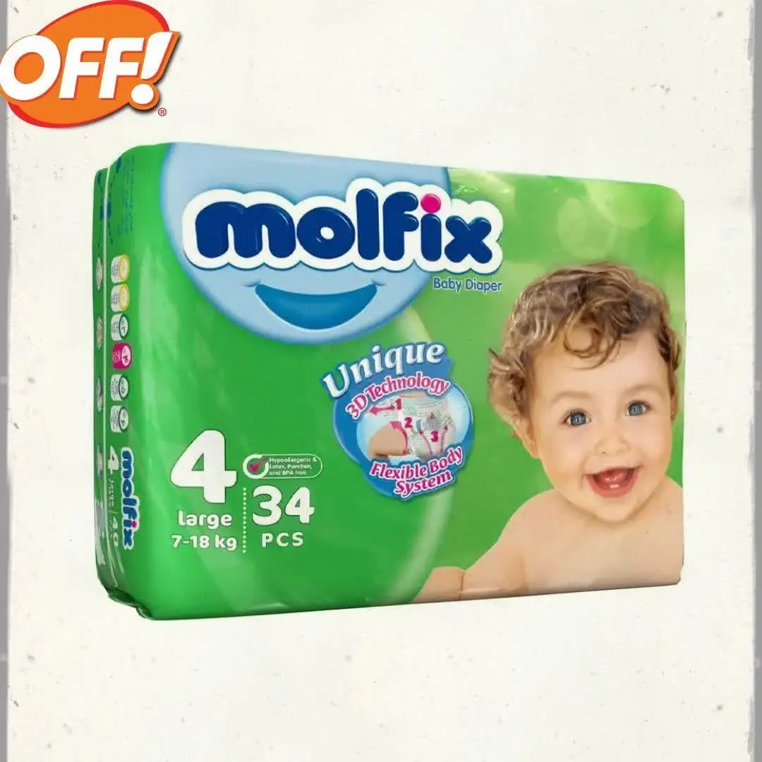 💥پوشک مولفیکس سایز ۶٫۴.۵. 💥