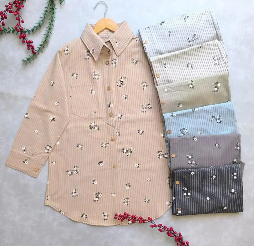 ✅ شومیز گل گچی، جنس لینن 
