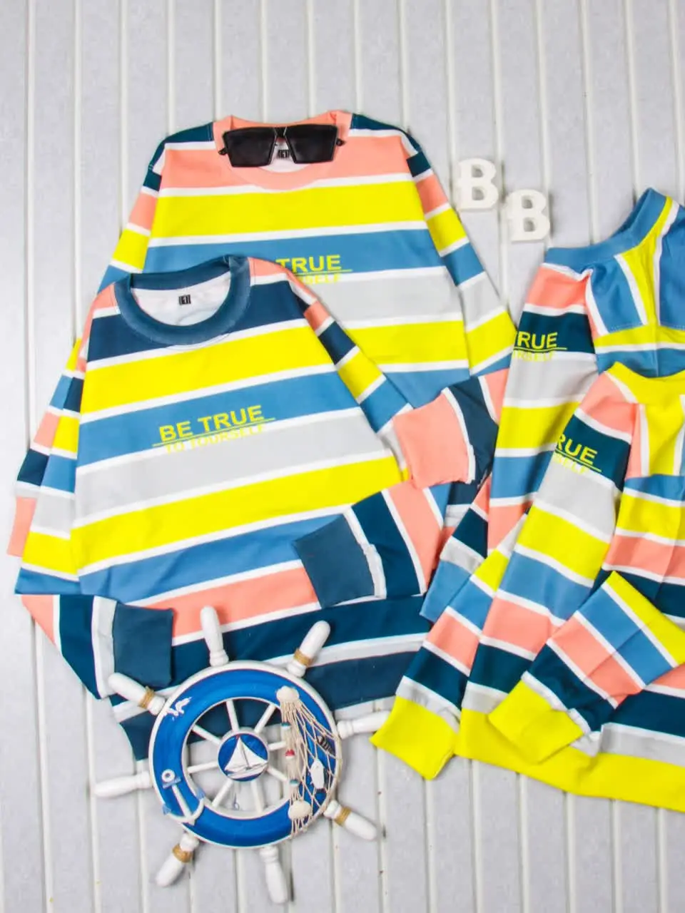 💢بلوز تک راه راه BE TRUE💢