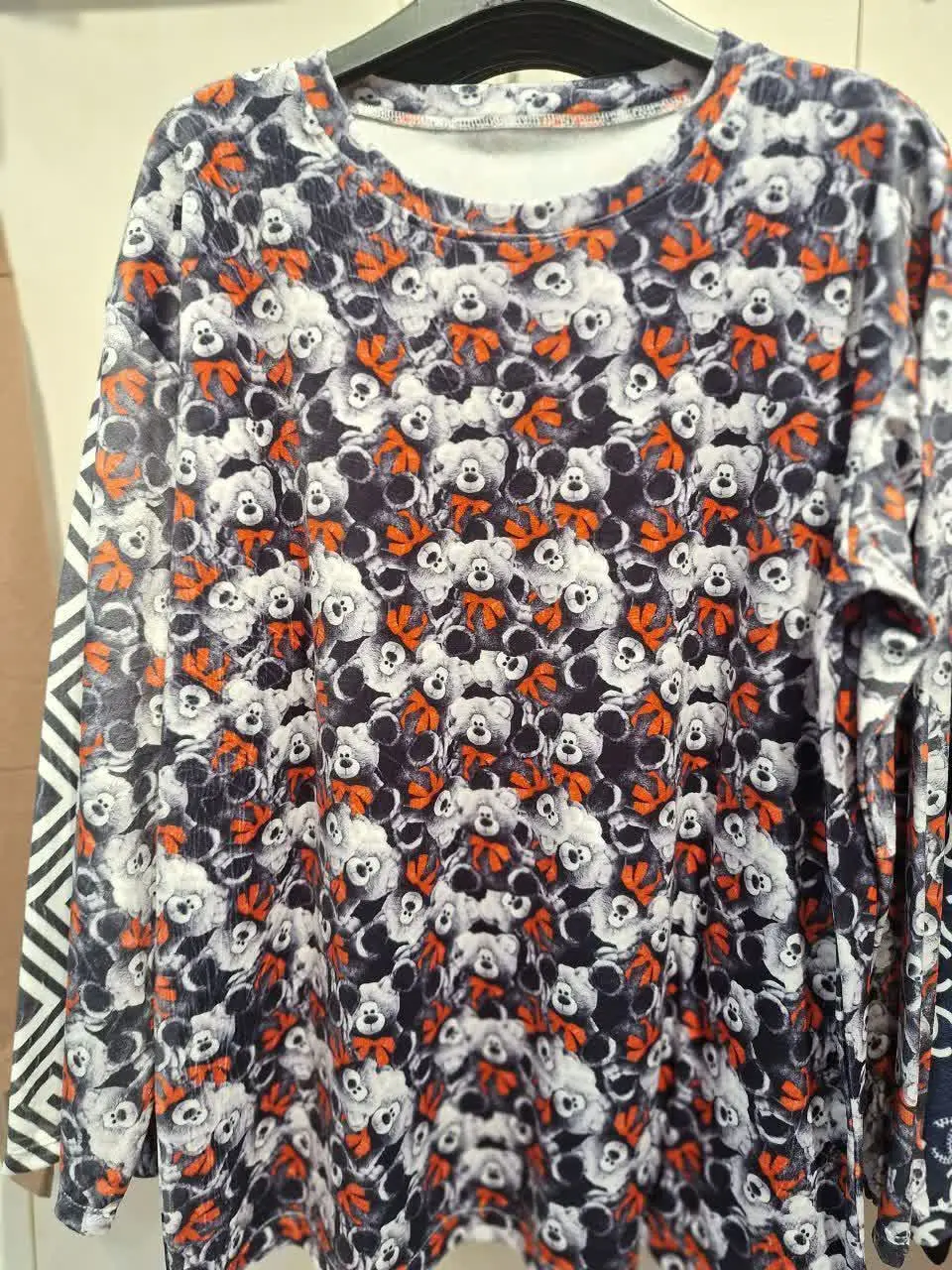 بلوز آستین بلند قواره دار