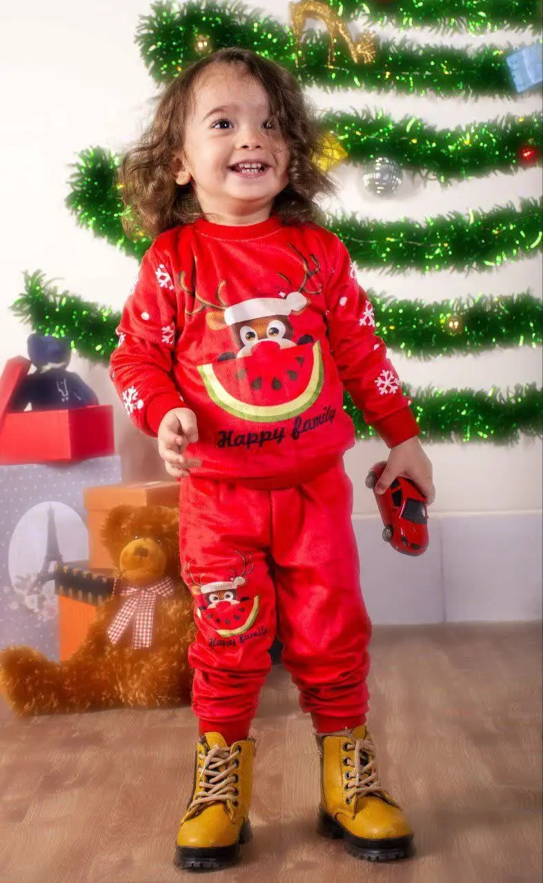 بلوز شلوار یلدایی گوزن 🦌