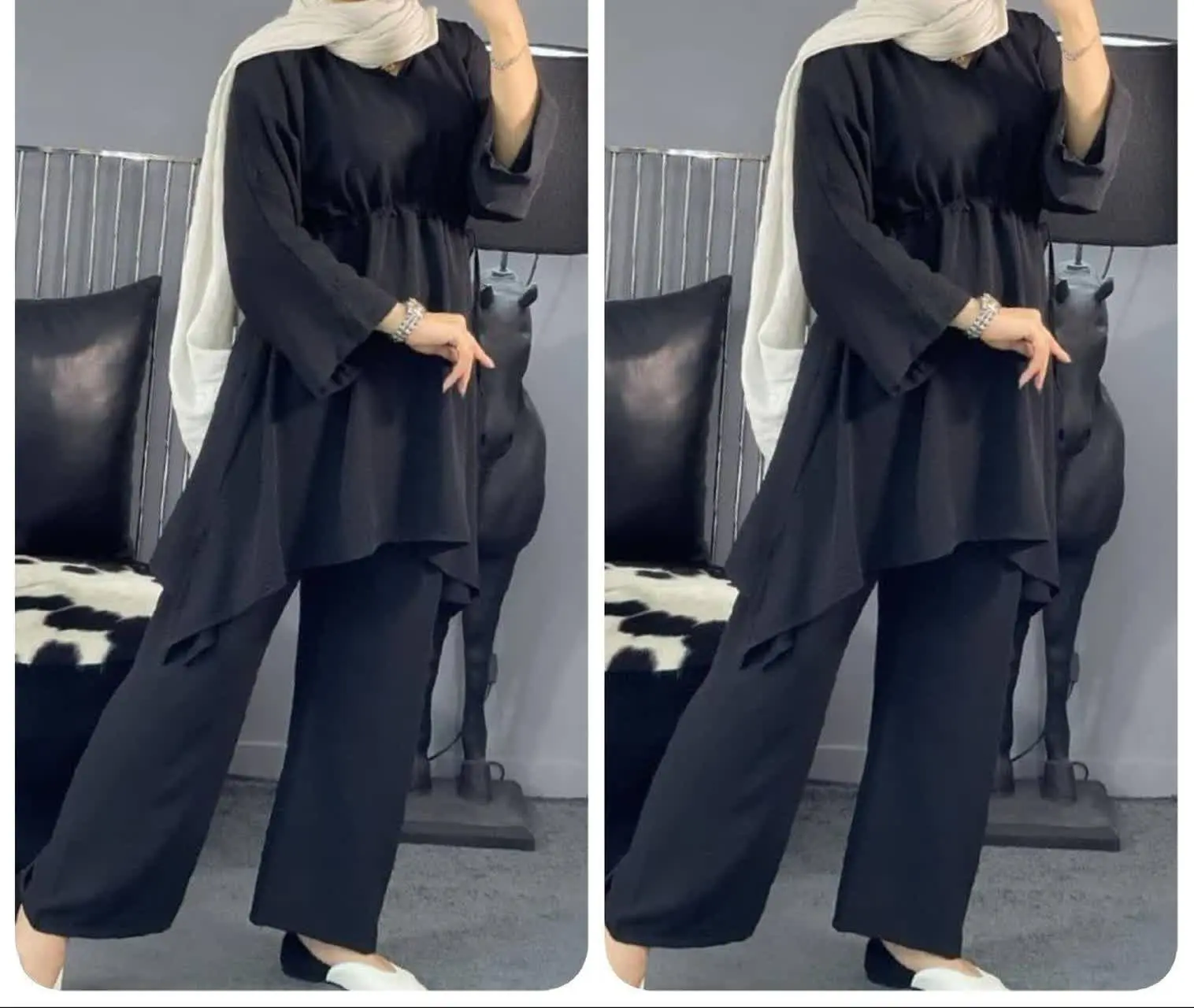 ❤️نام: مانتو و شلوار قواره دار تانیا
