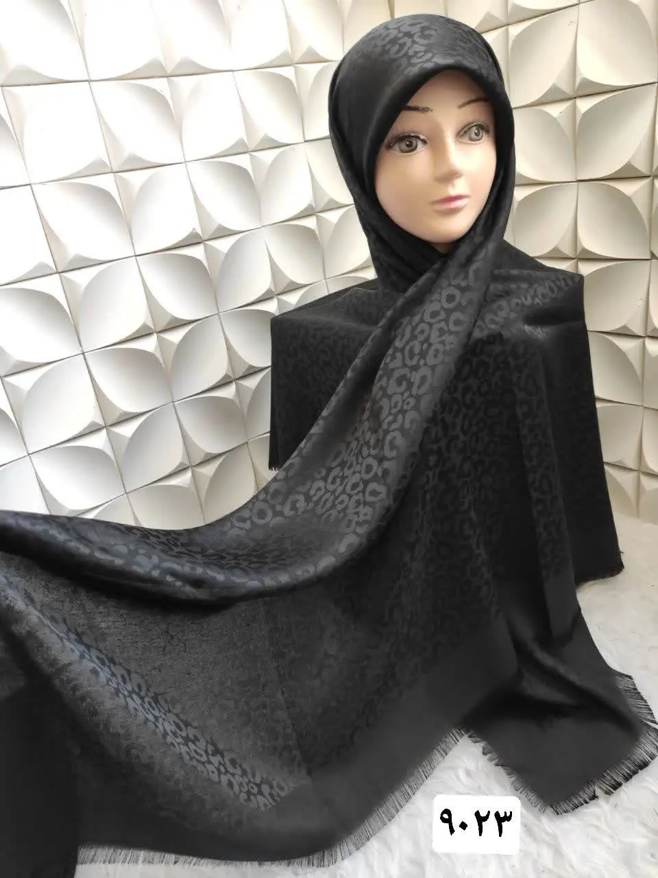 روسری نخی ژاکارد پوست ببری🌸 
