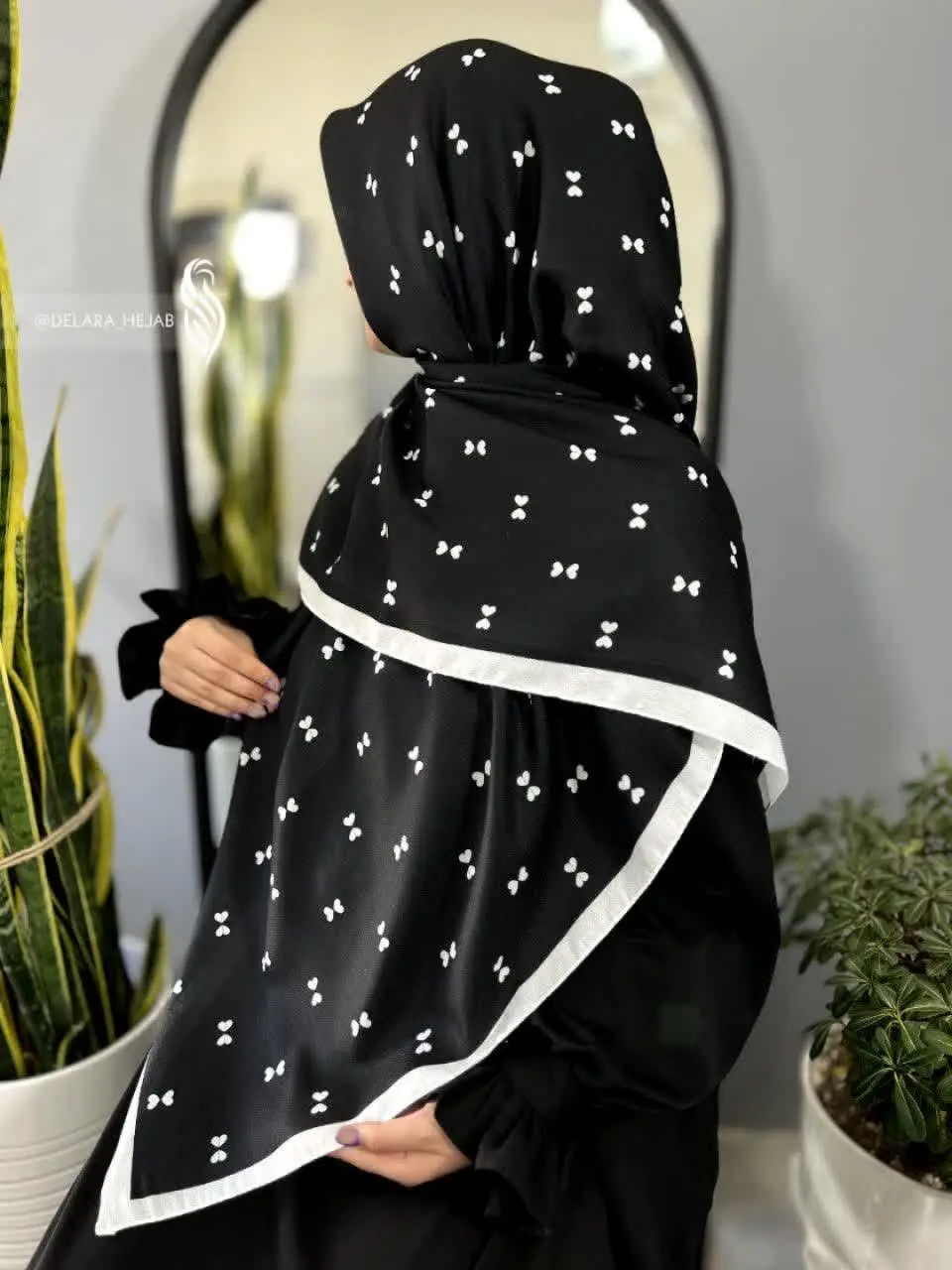 🖤 #روسری مشکی #محرمی پرطرفدار طرح پاپیون ریز
