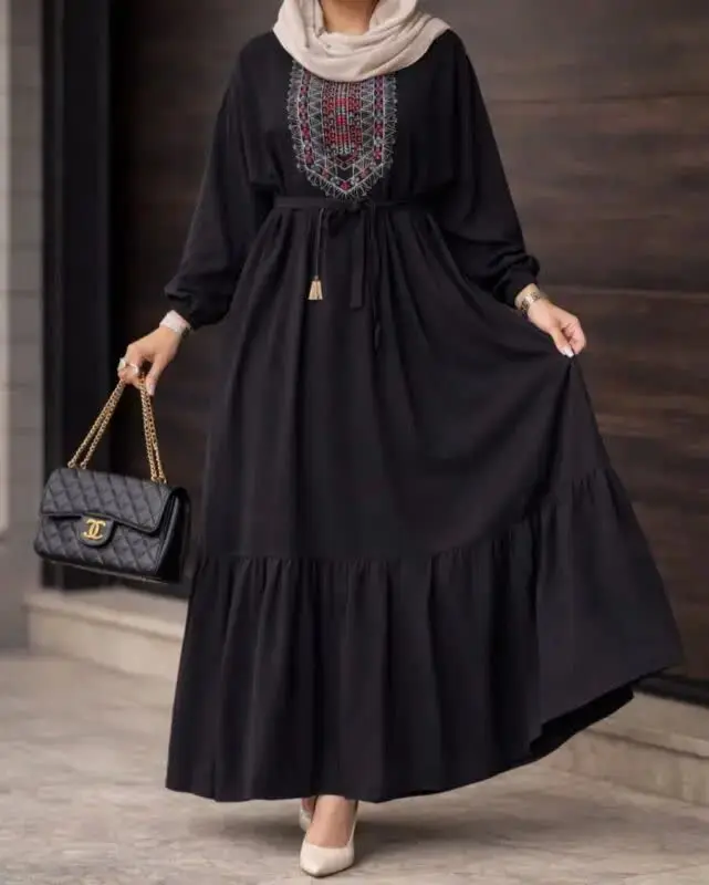 پیراهن نقش دار آیدا چاپی بل...