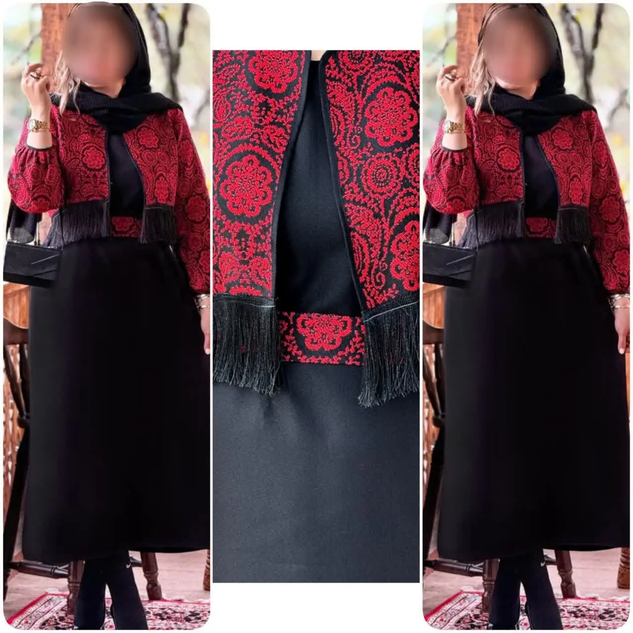 🌹🌹 سه تیکه کت و سارافن و کم...