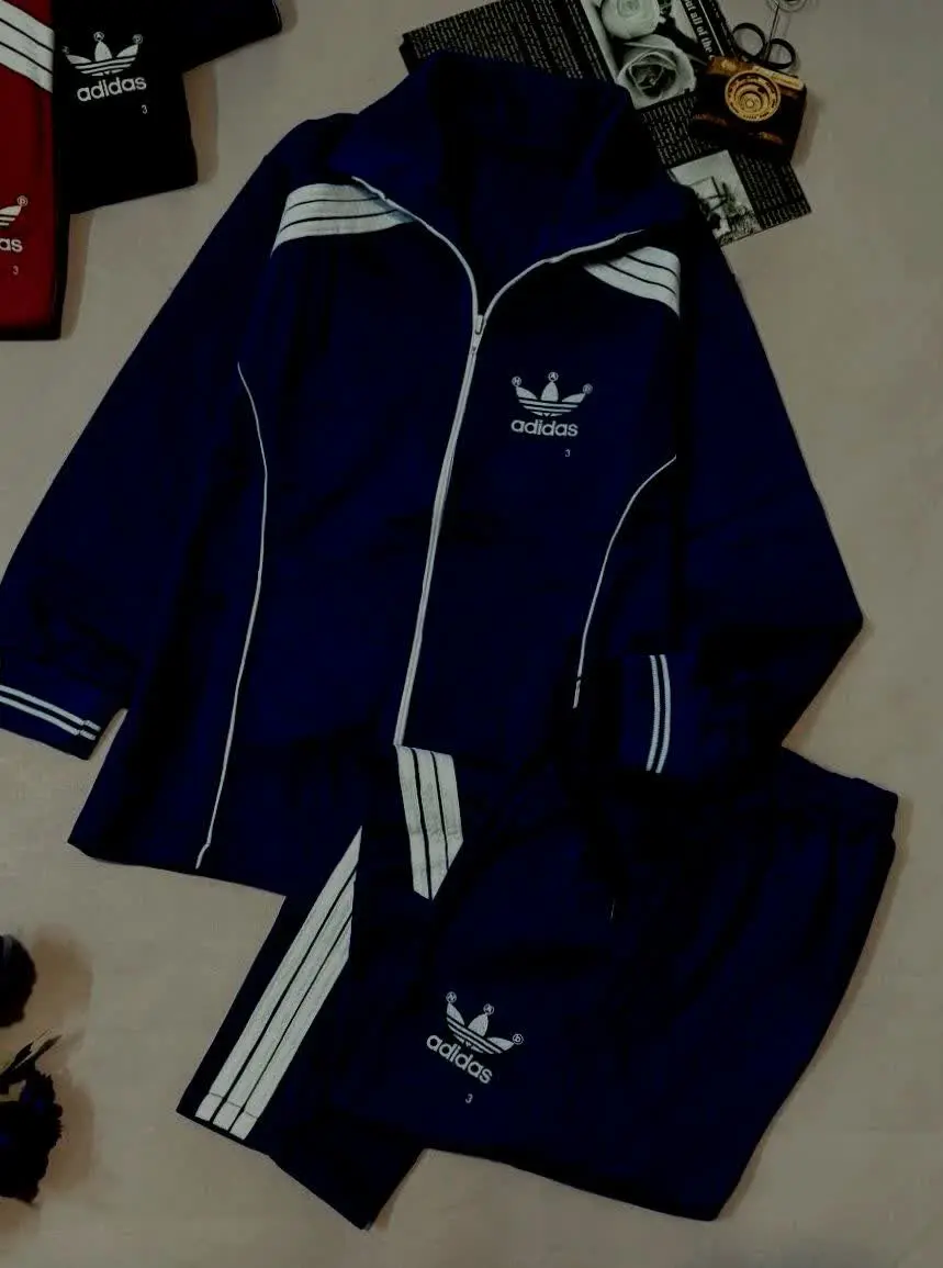 ✅ست ورزشی کاپشن شلوار درفش...