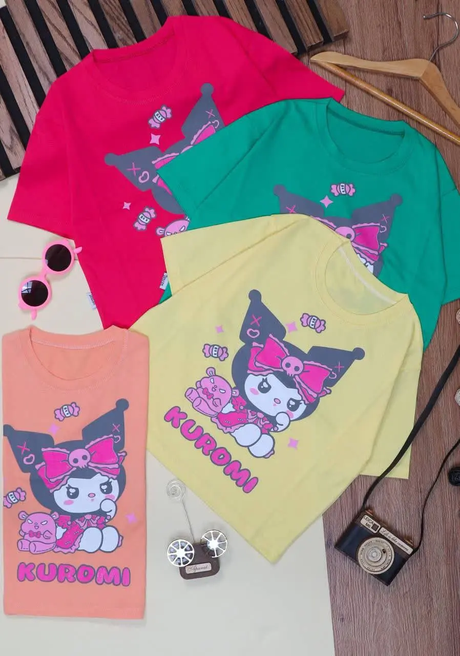 👕نام کالا: #کراپ_تک کرومی دخترانه 
