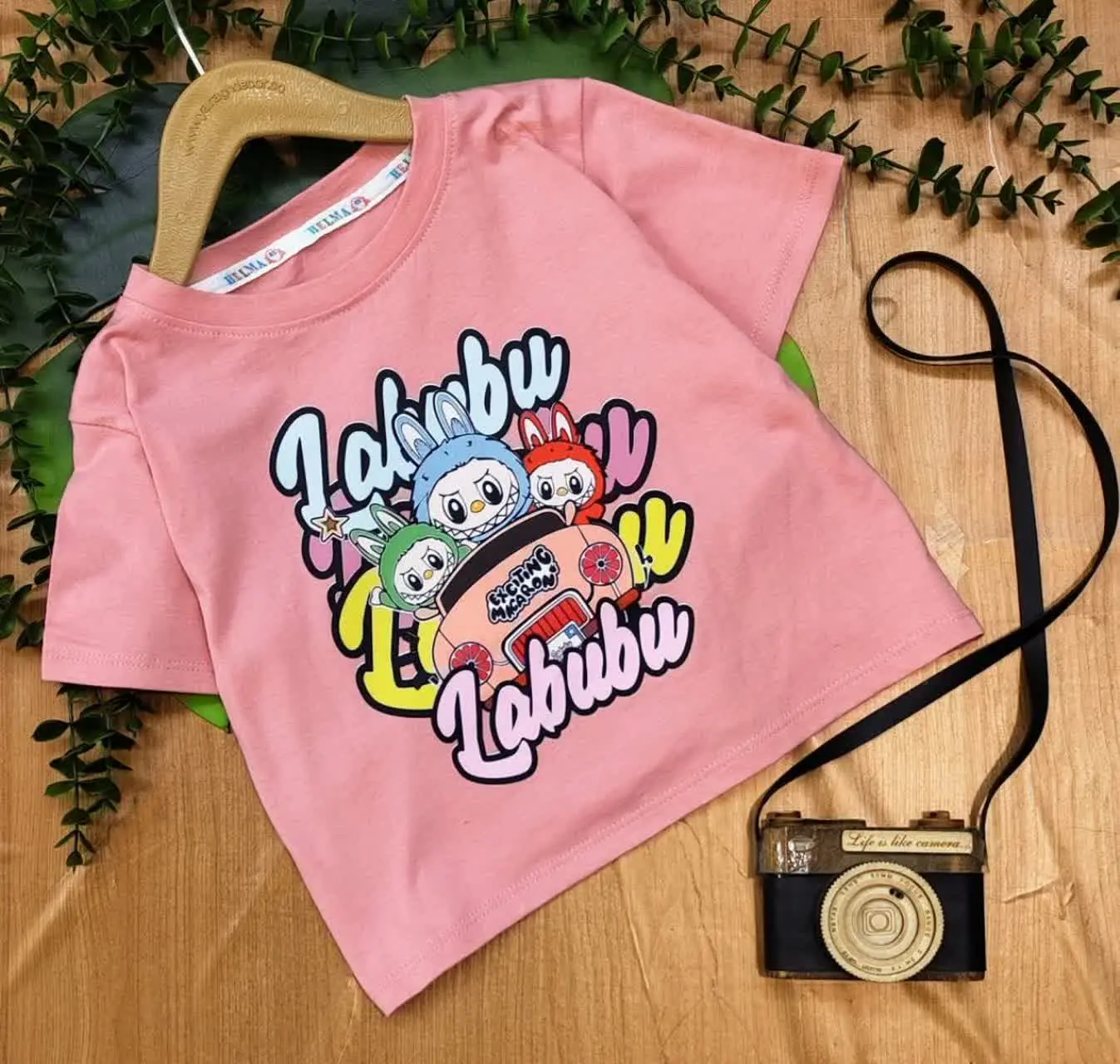 کراپ دخترانه طرح لبوبو ۳
