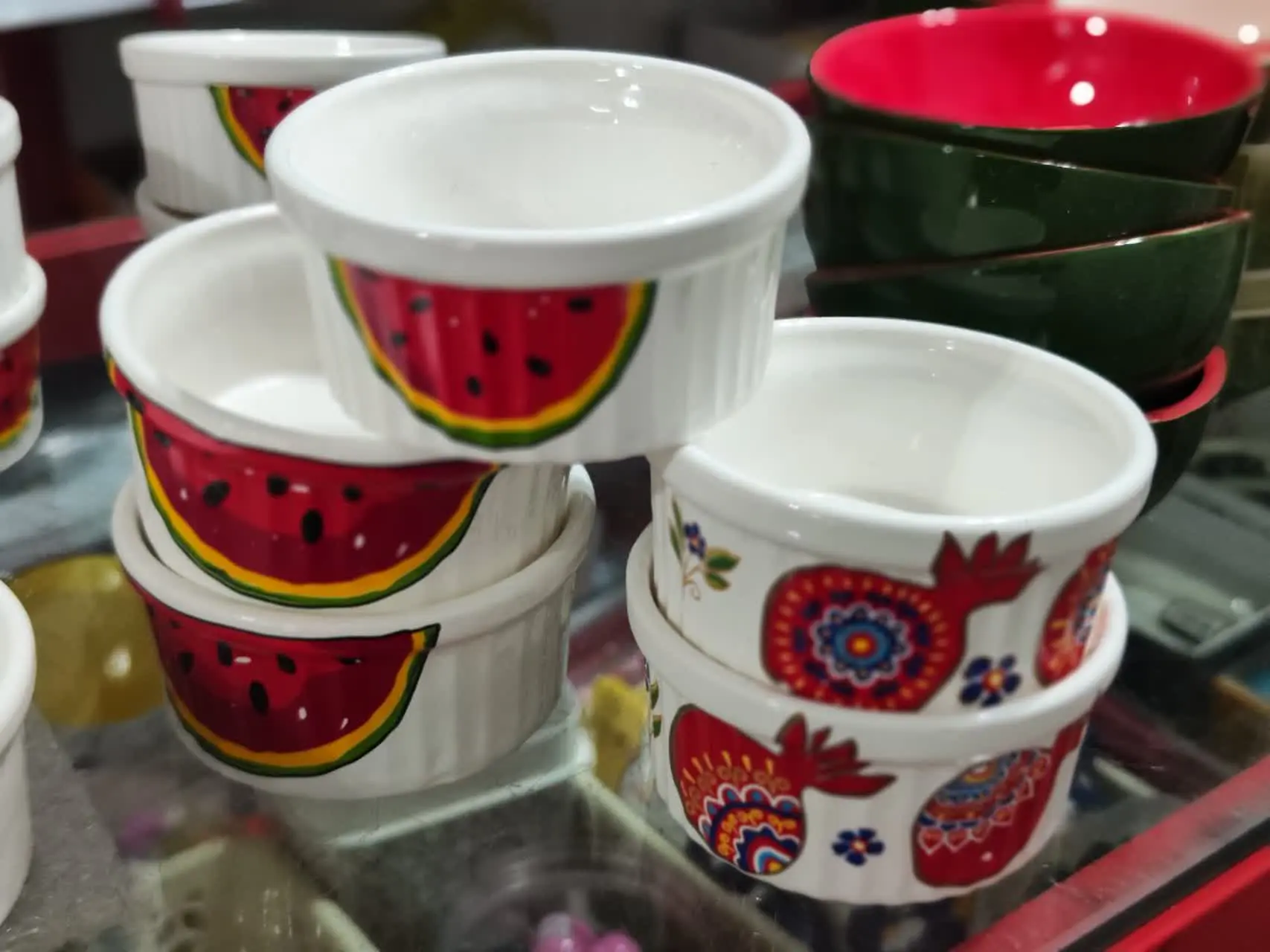 😍پیاله رنگی سرامیکی شب یلدا
