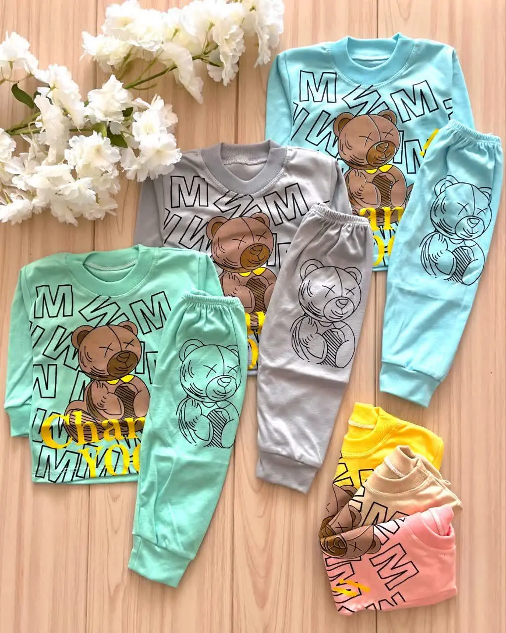 لباس بچه گانه بلوز شلوار 
