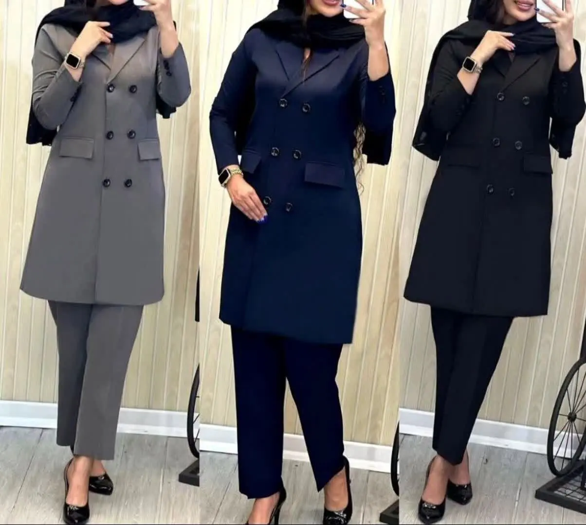 نام: مانتوشلوار اداری ساتین
