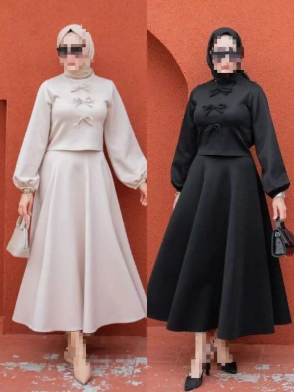 یه‌ #شومیزدامن مزونی و باشکوه که درعین سادگی، یکی از زیباتریناس😍👌🏻
