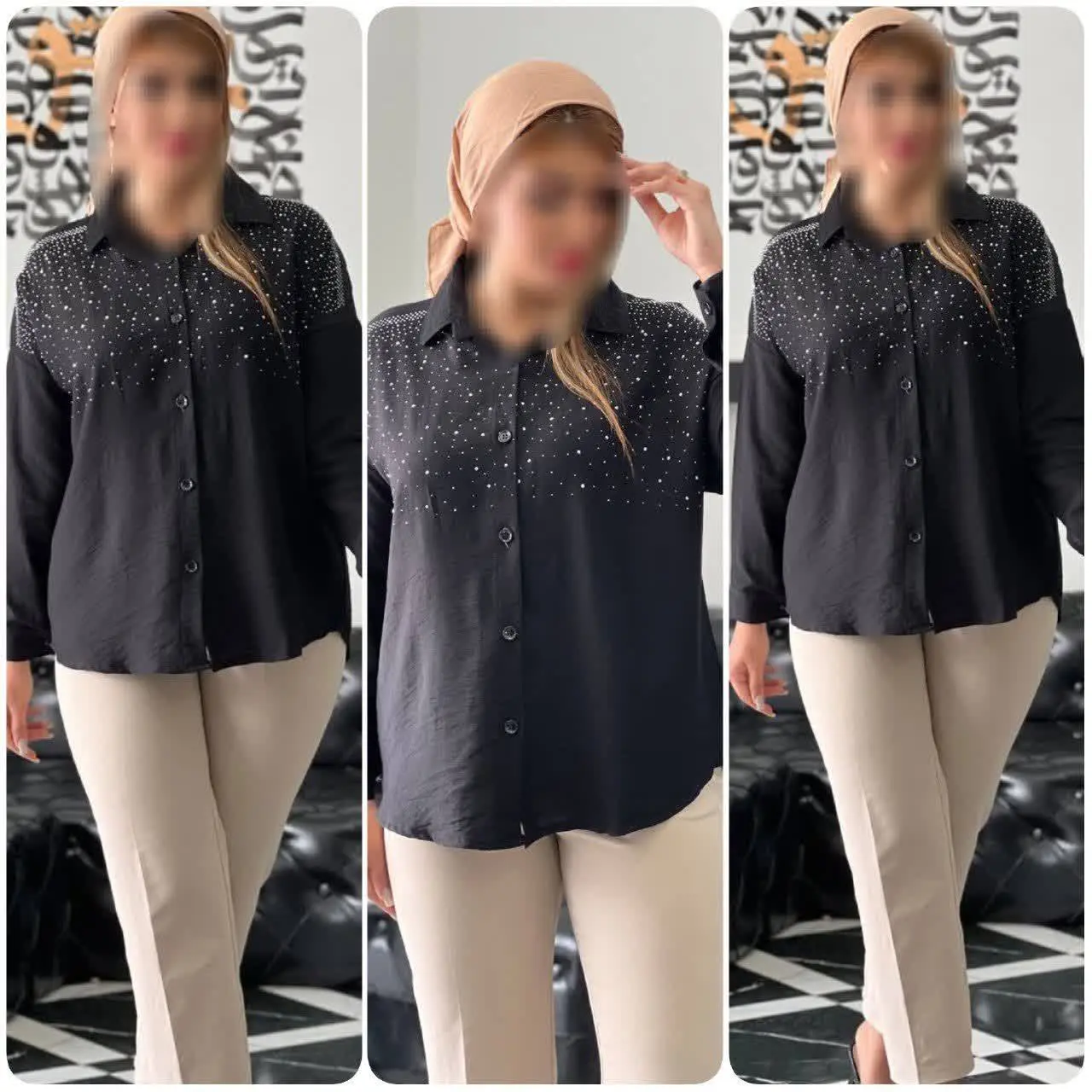 ❤️شومیز مجلسی هوران
