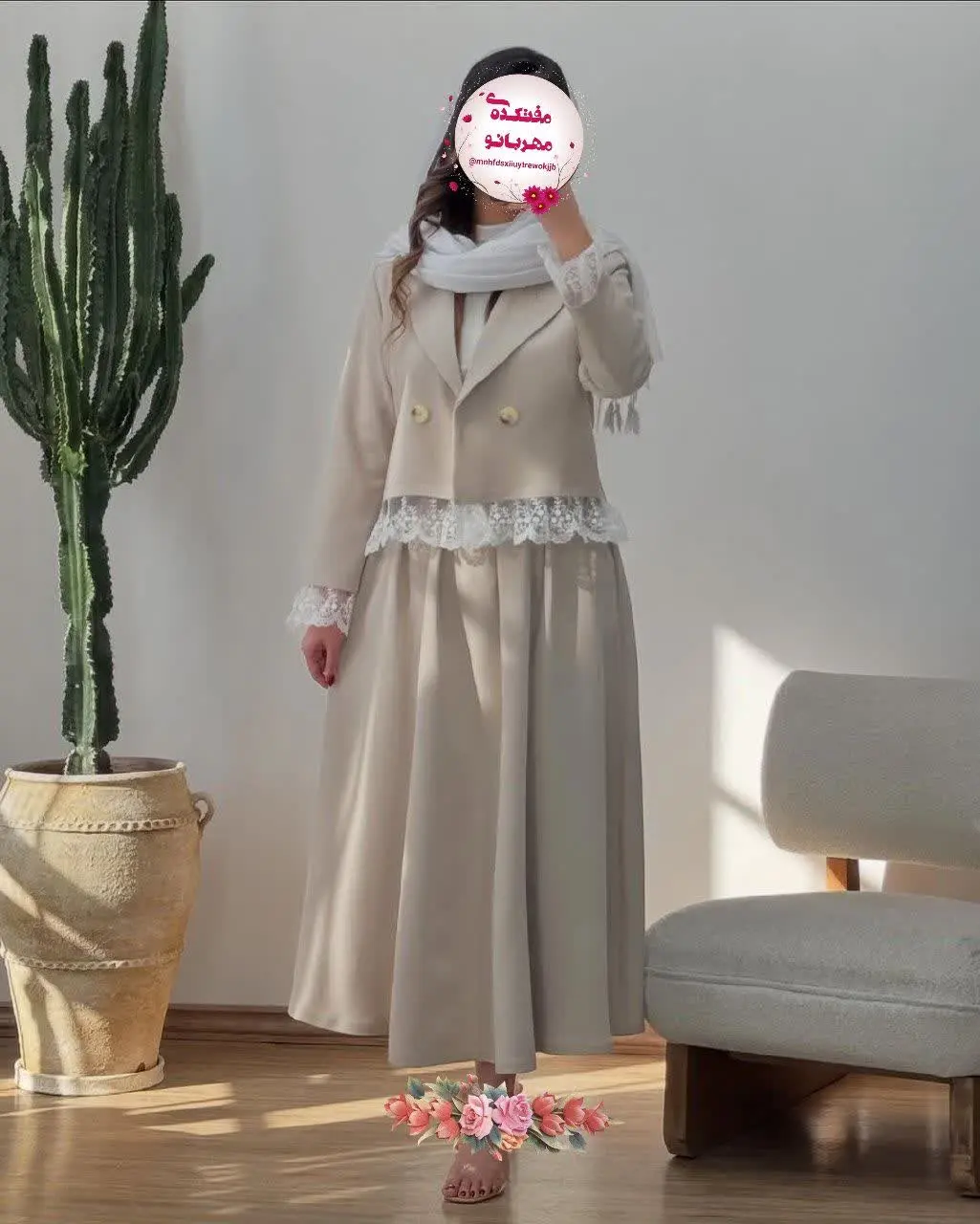 🌷نام: کت و دامن گیپور
