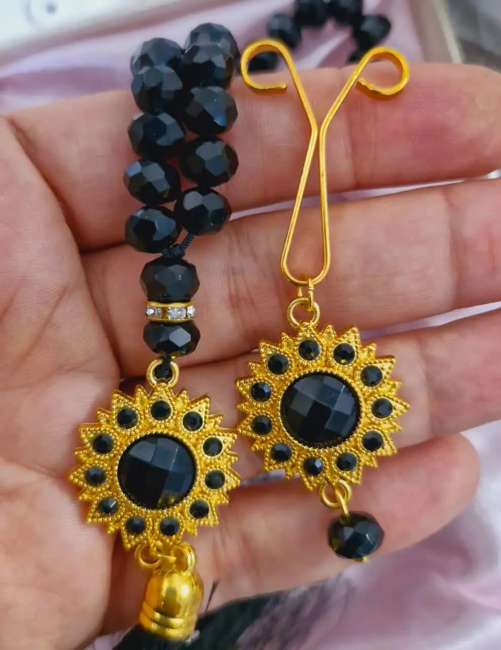 تسبیح و گیره 
