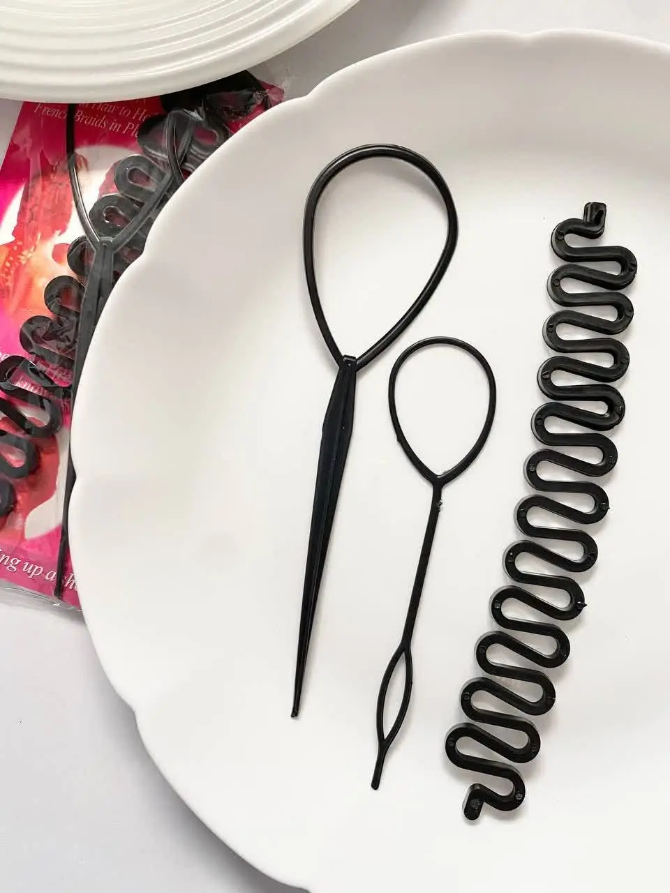 👸پک سه عددی ابزار شینیون
