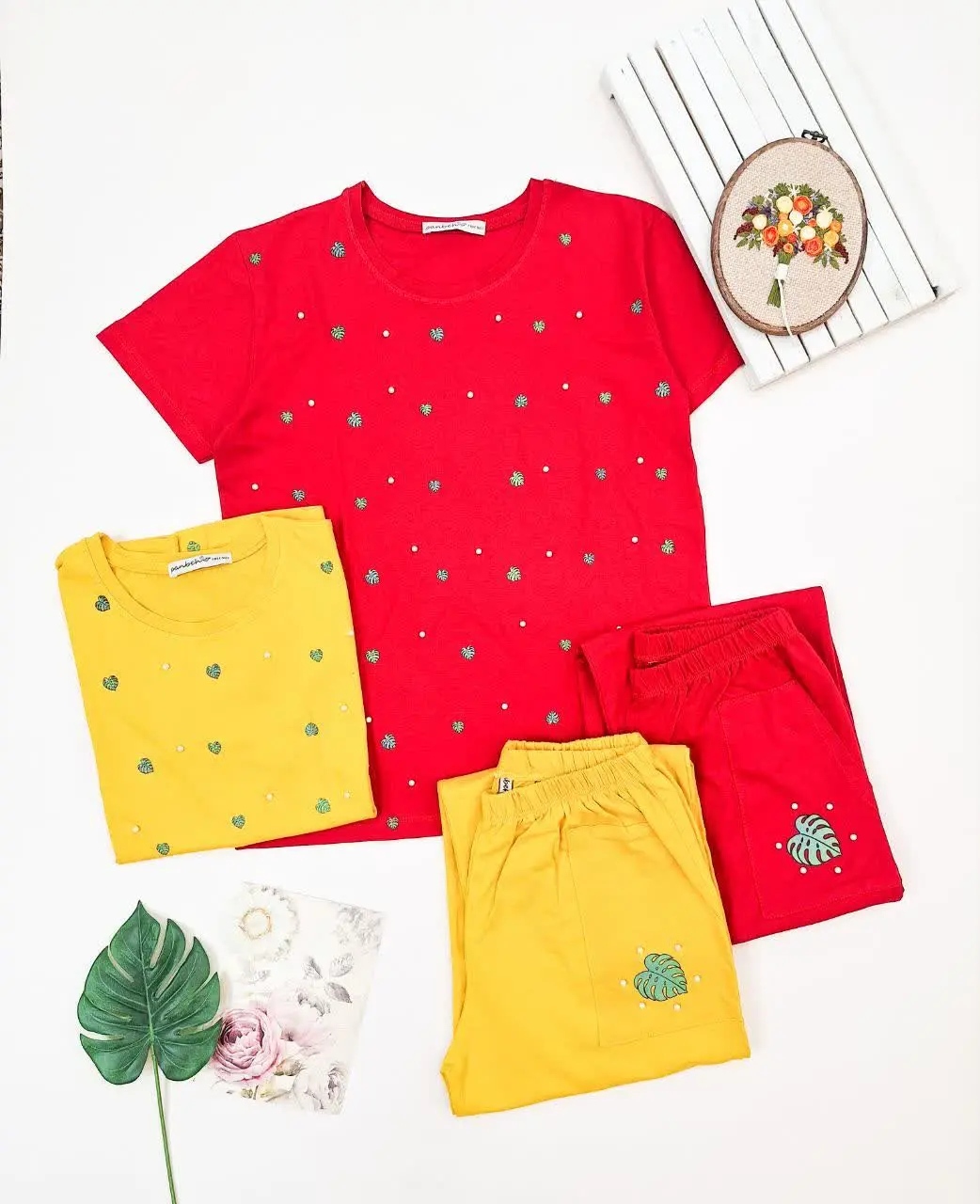 ست خوجل طرح برگ🍃
