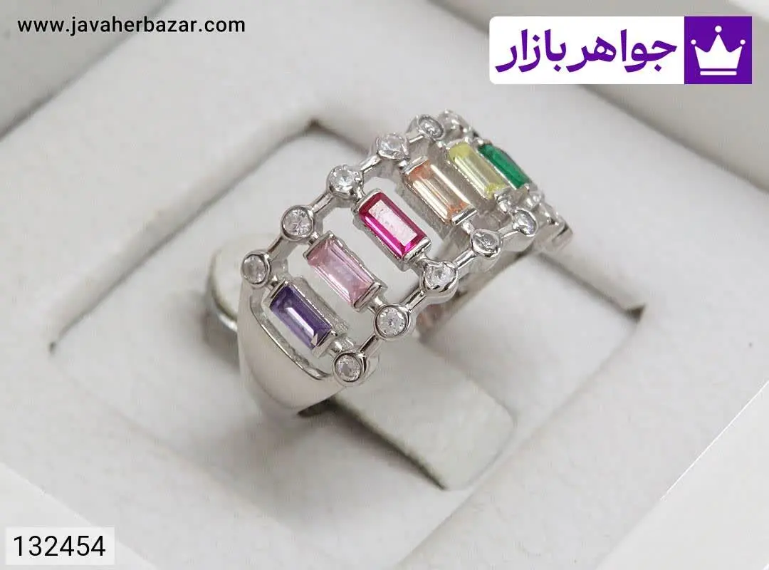 انگشتر نقره سنتاتیک زیبا زن...