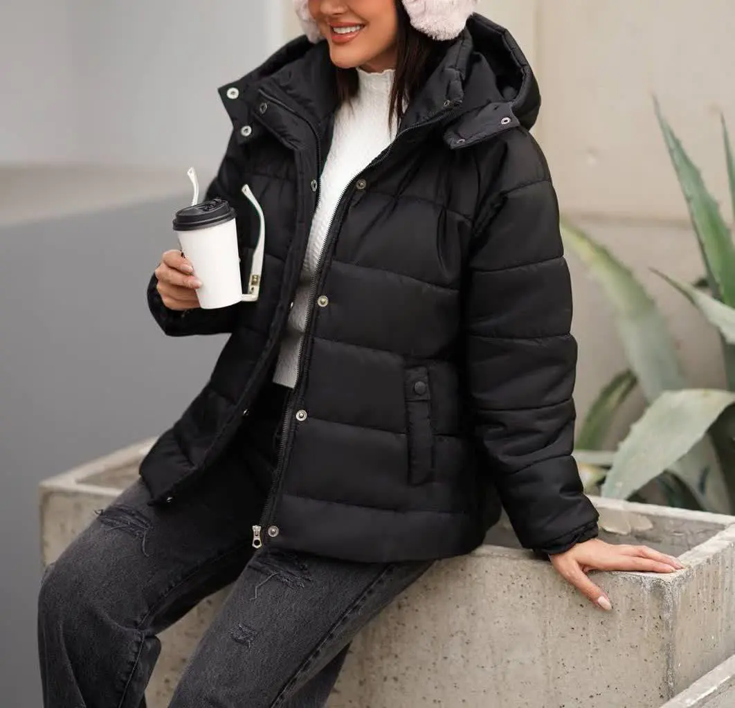 ☀️نام: کاپشن کلاهدار کوتاه...