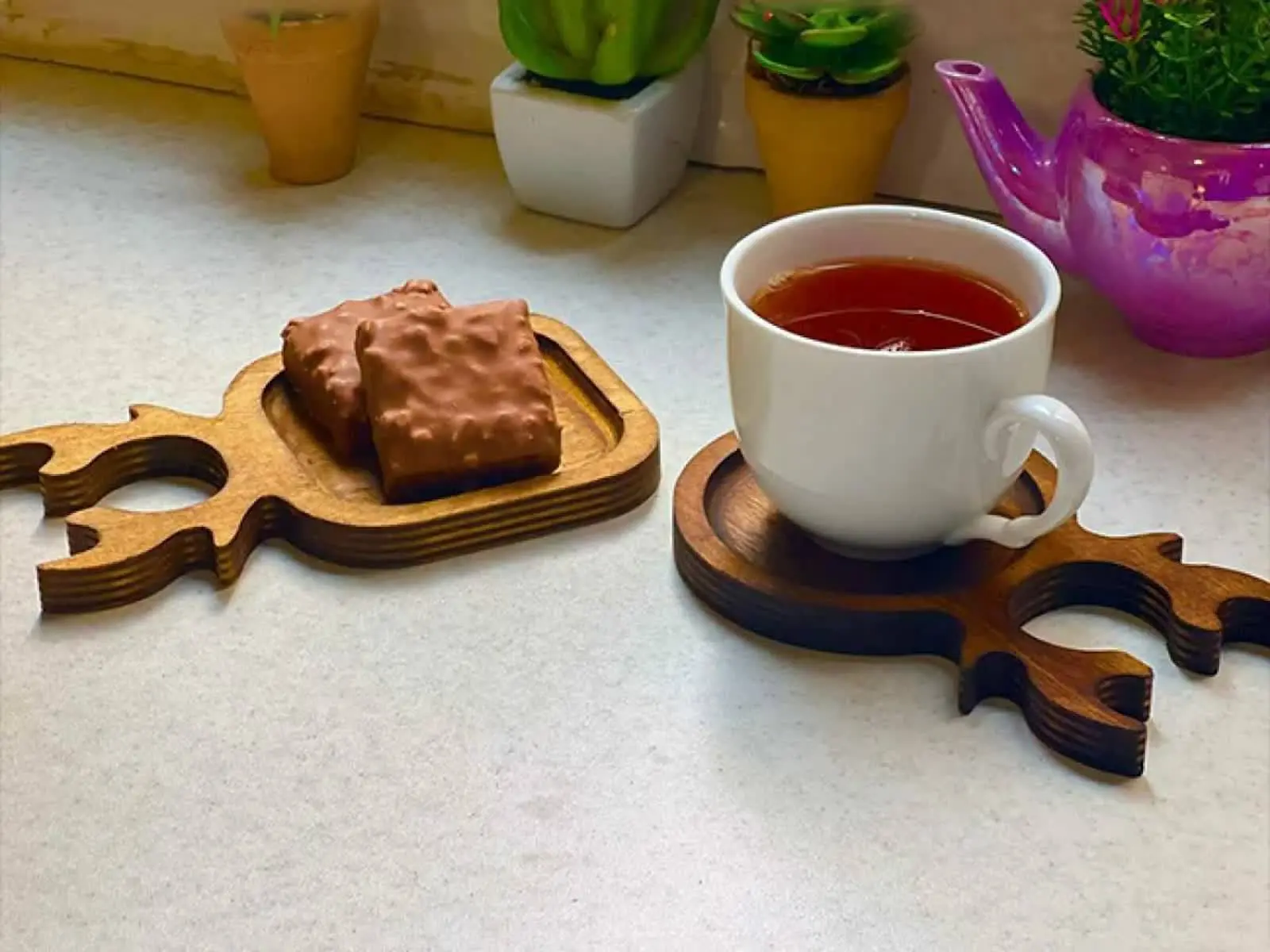 ✅ زیر لیوانی گوزنی ✅
