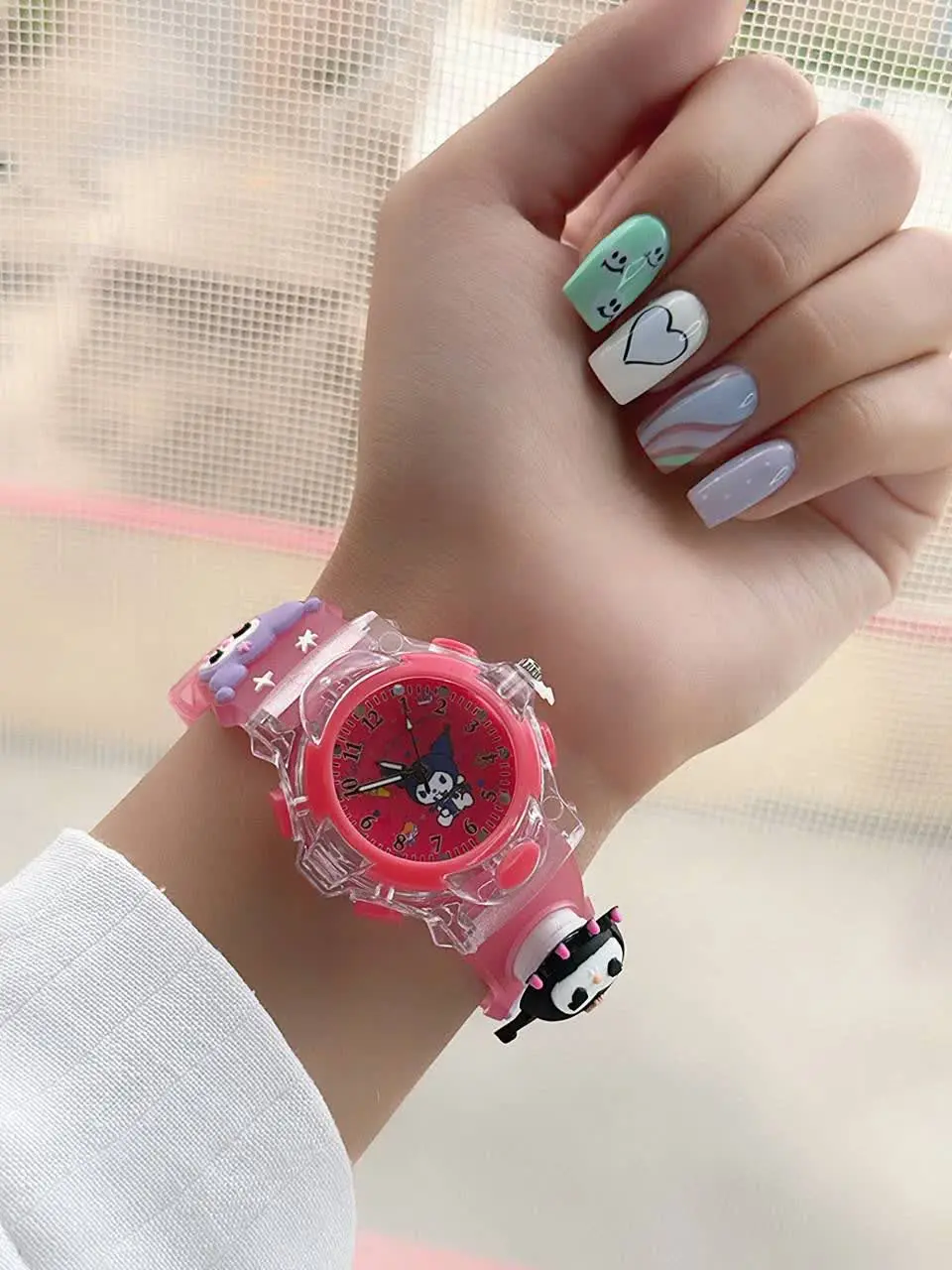 ساعت پرفروش بچگونه چراغدار👧👦