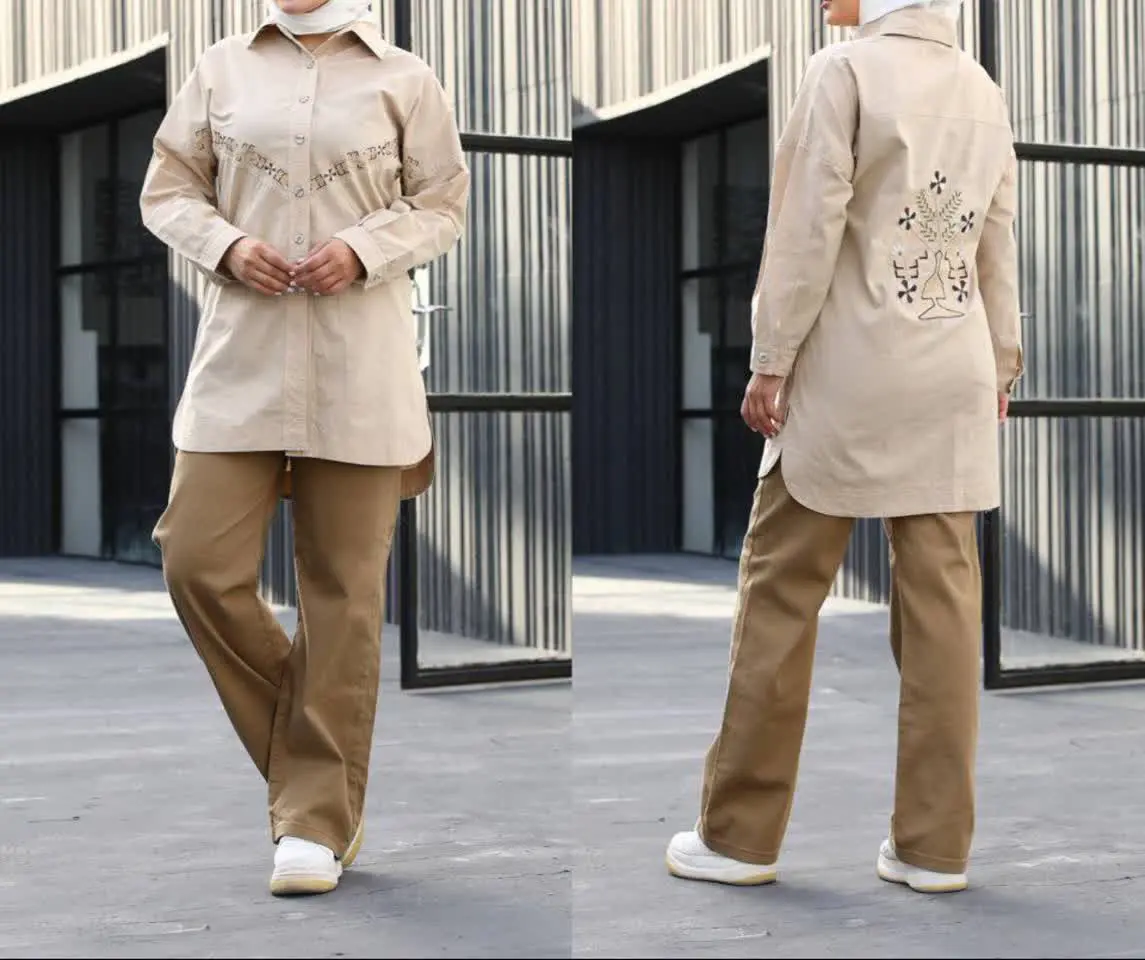 💞مانتو شیک و خاص گلدوزی شده💞
